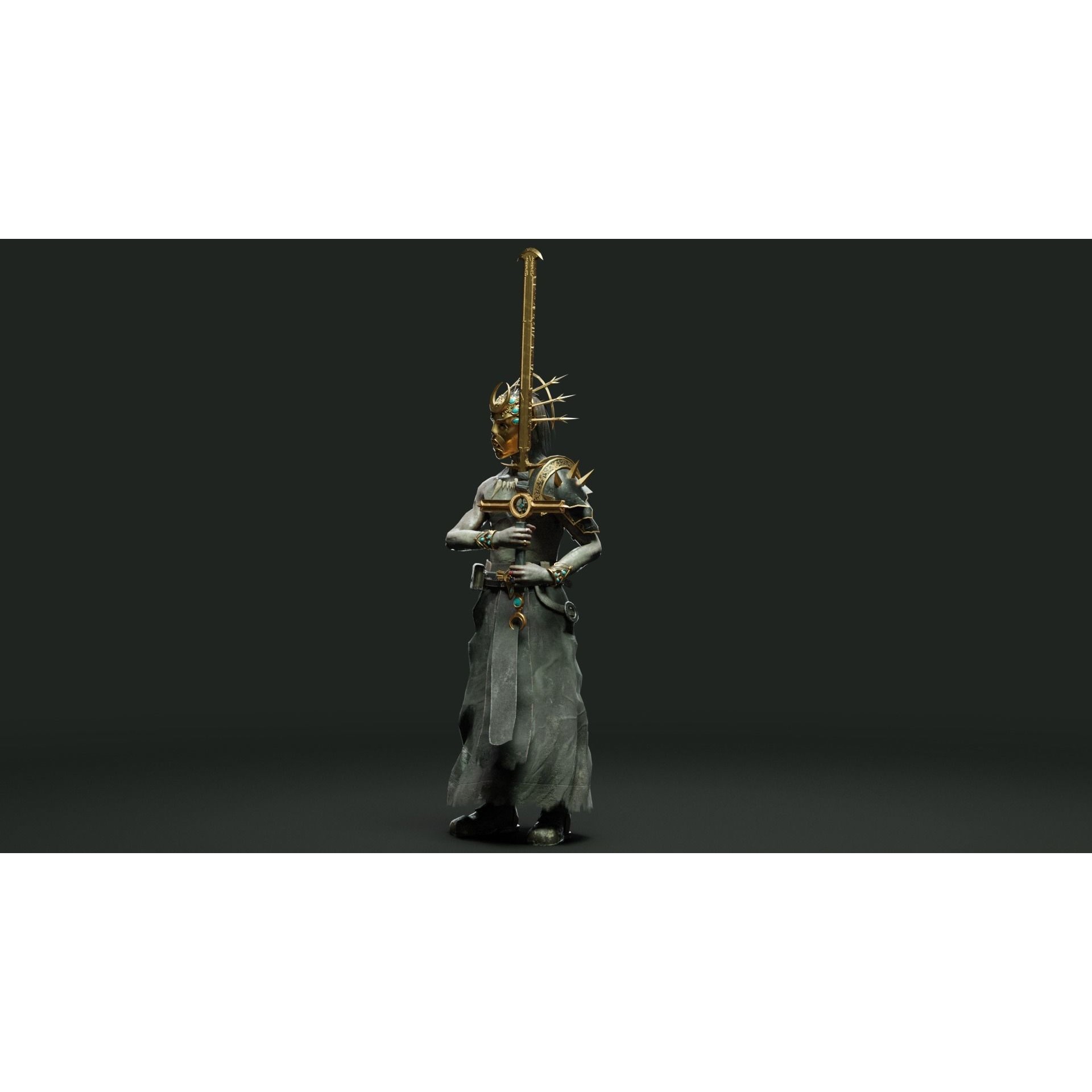 Cultist - Low-Poly Game-Ready 3D Model - View 29