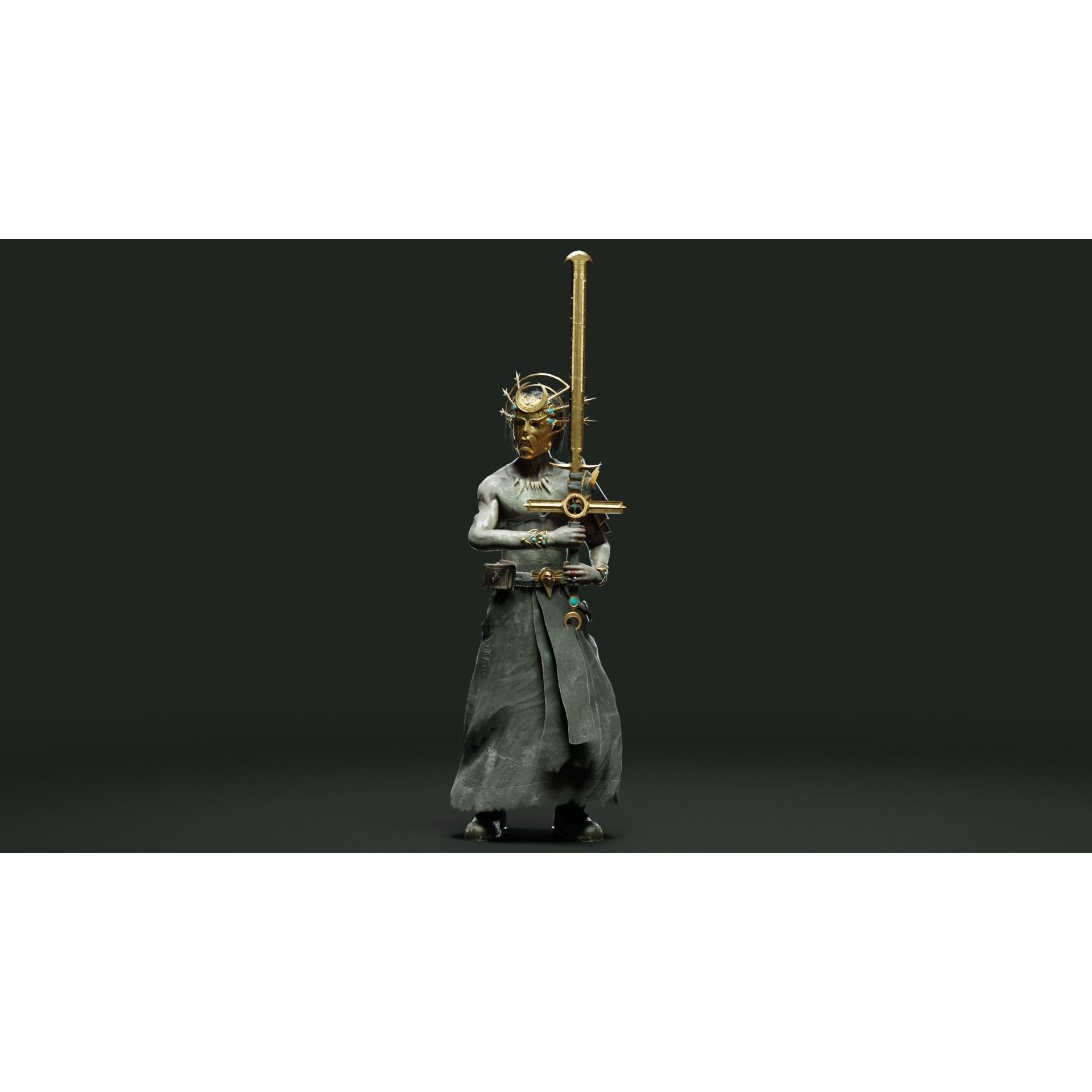 Cultist - Low-Poly Game-Ready 3D Model - View 31