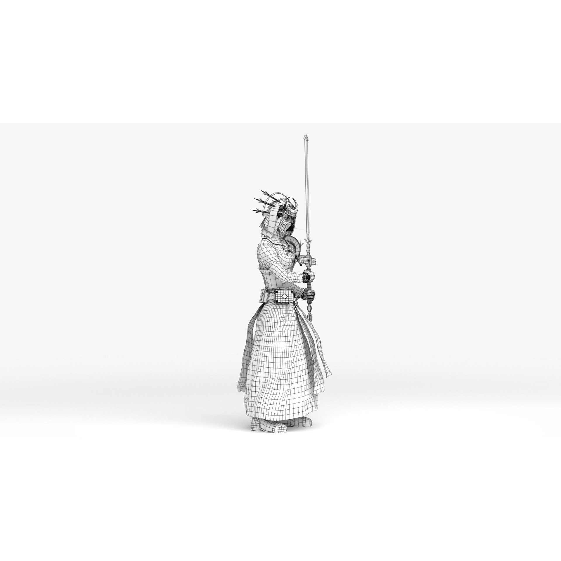 Cultist - Low-Poly Game-Ready 3D Model - View 34