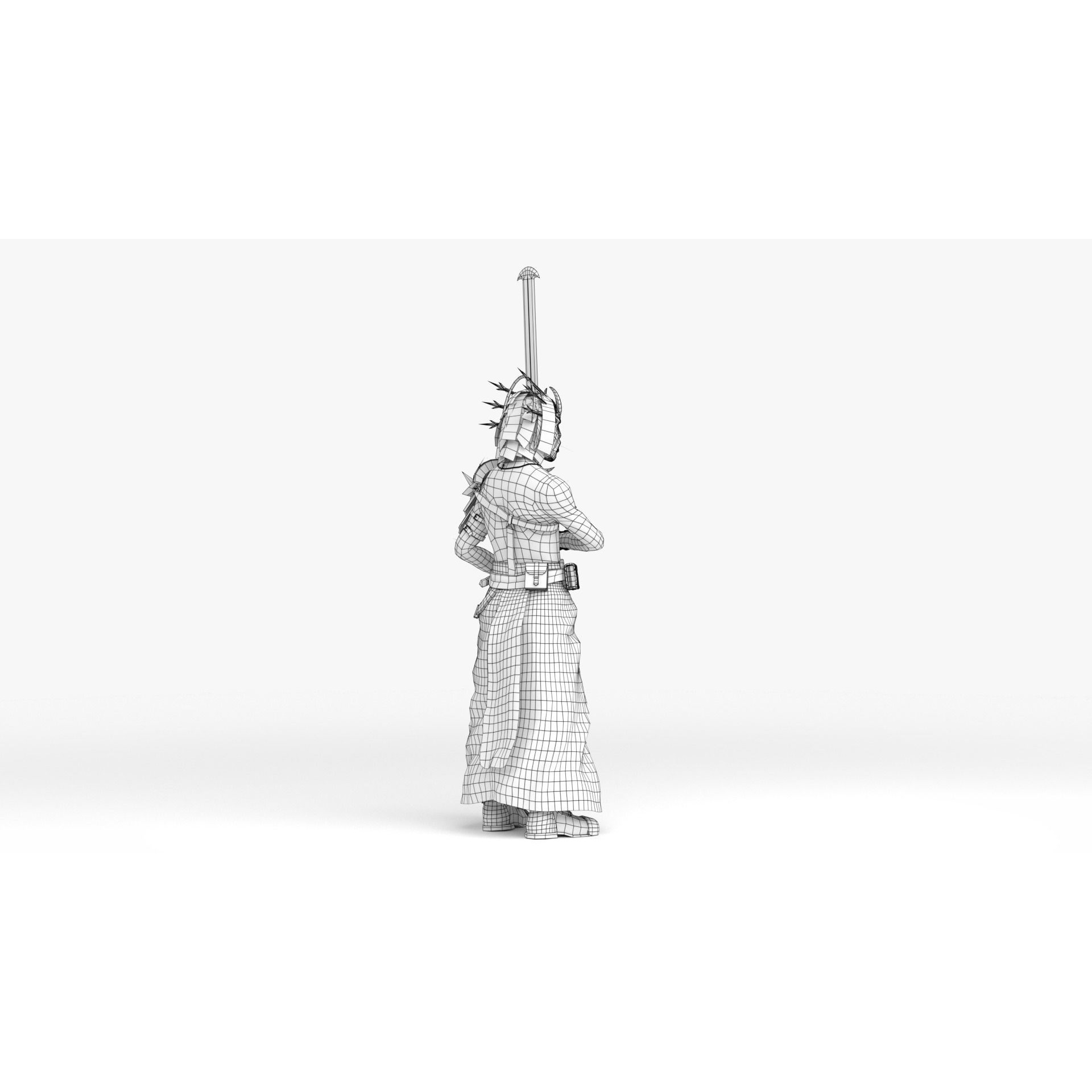 Cultist - Low-Poly Game-Ready 3D Model - View 37