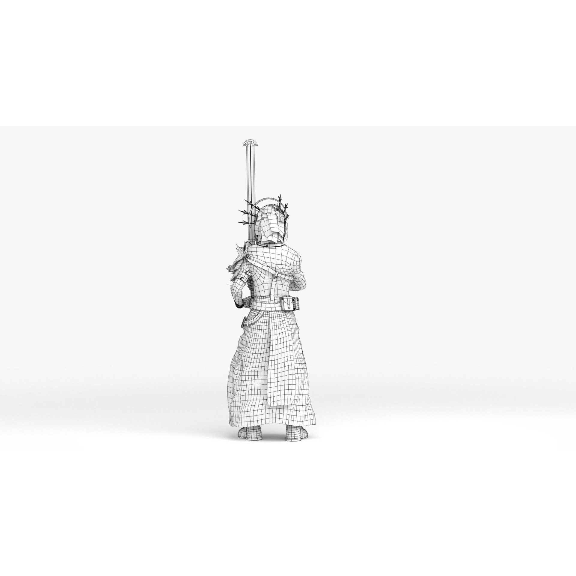 Cultist - Low-Poly Game-Ready 3D Model - View 39