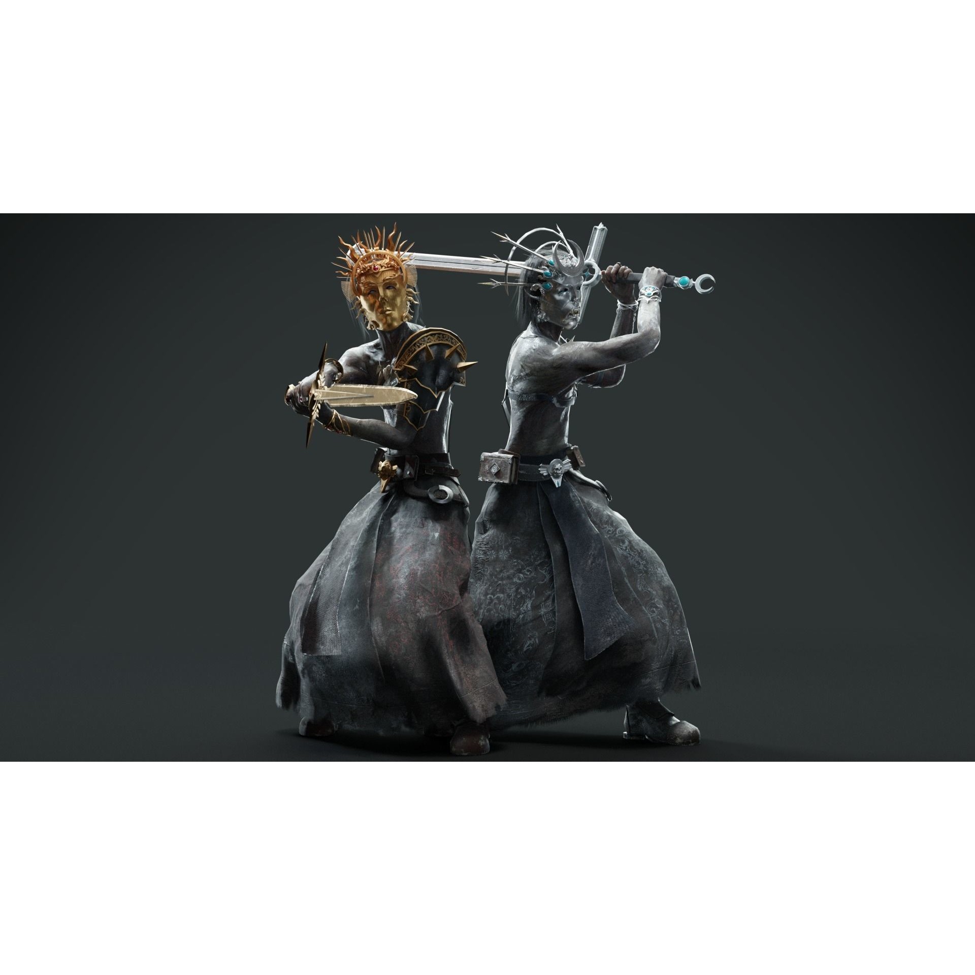 Cultist - Low-Poly Game-Ready 3D Model - View 4