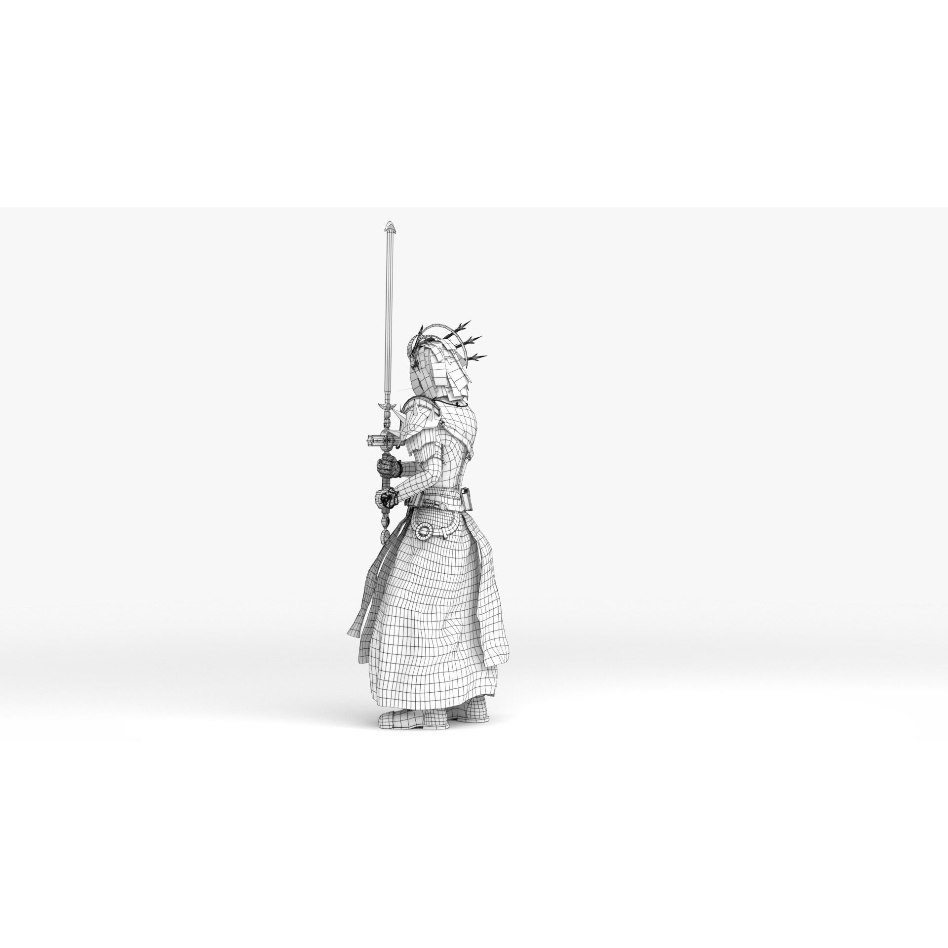 Cultist - Low-Poly Game-Ready 3D Model - View 42