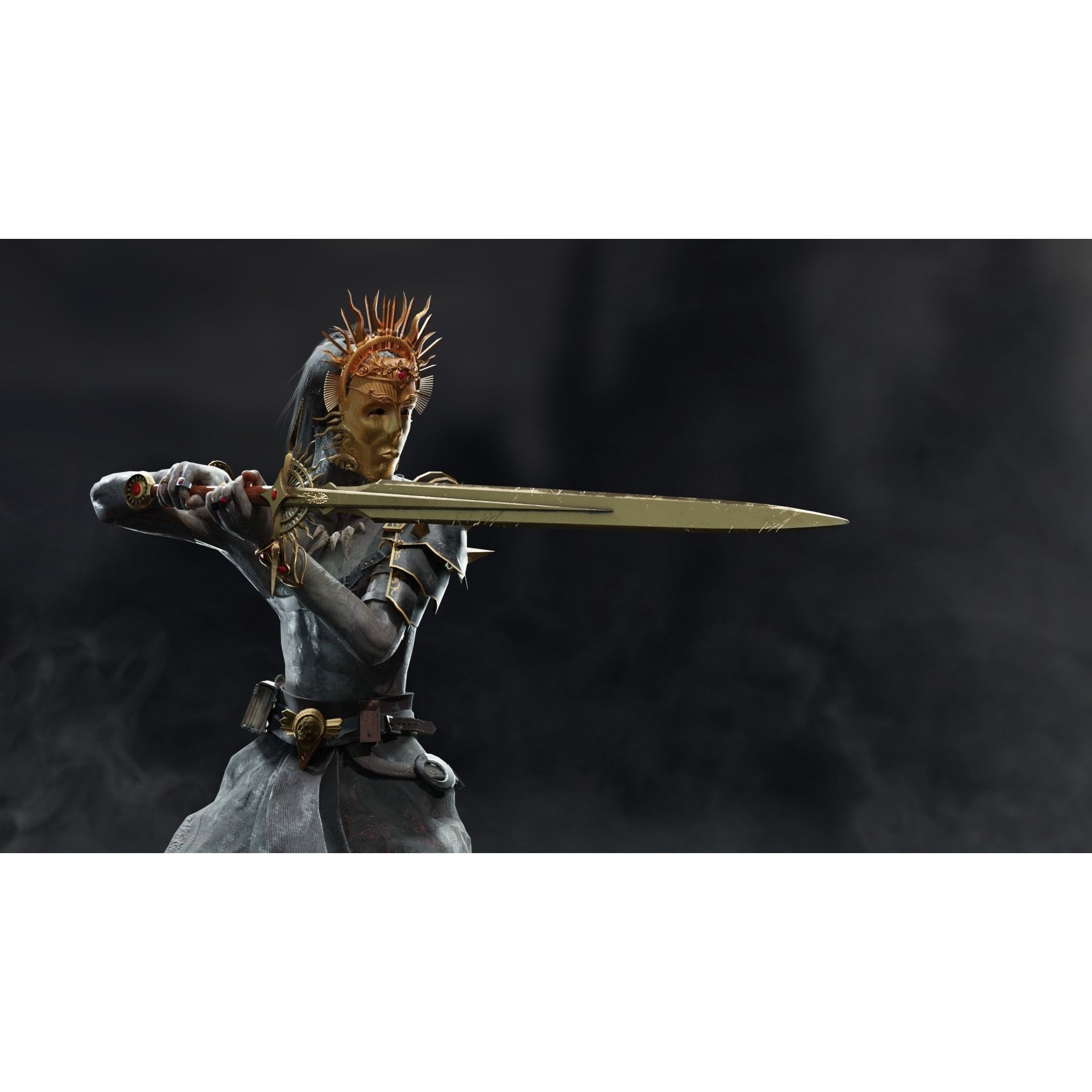 Cultist - Low-Poly Game-Ready 3D Model - View 9