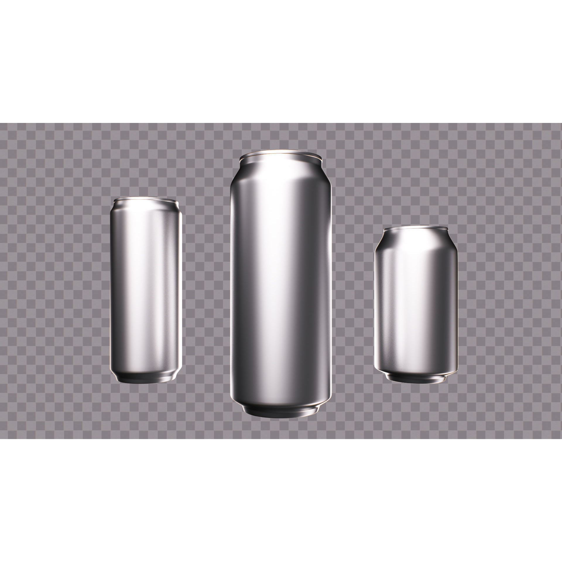 Soda Cans - Low-Poly Game-Ready 3D Model - View 16