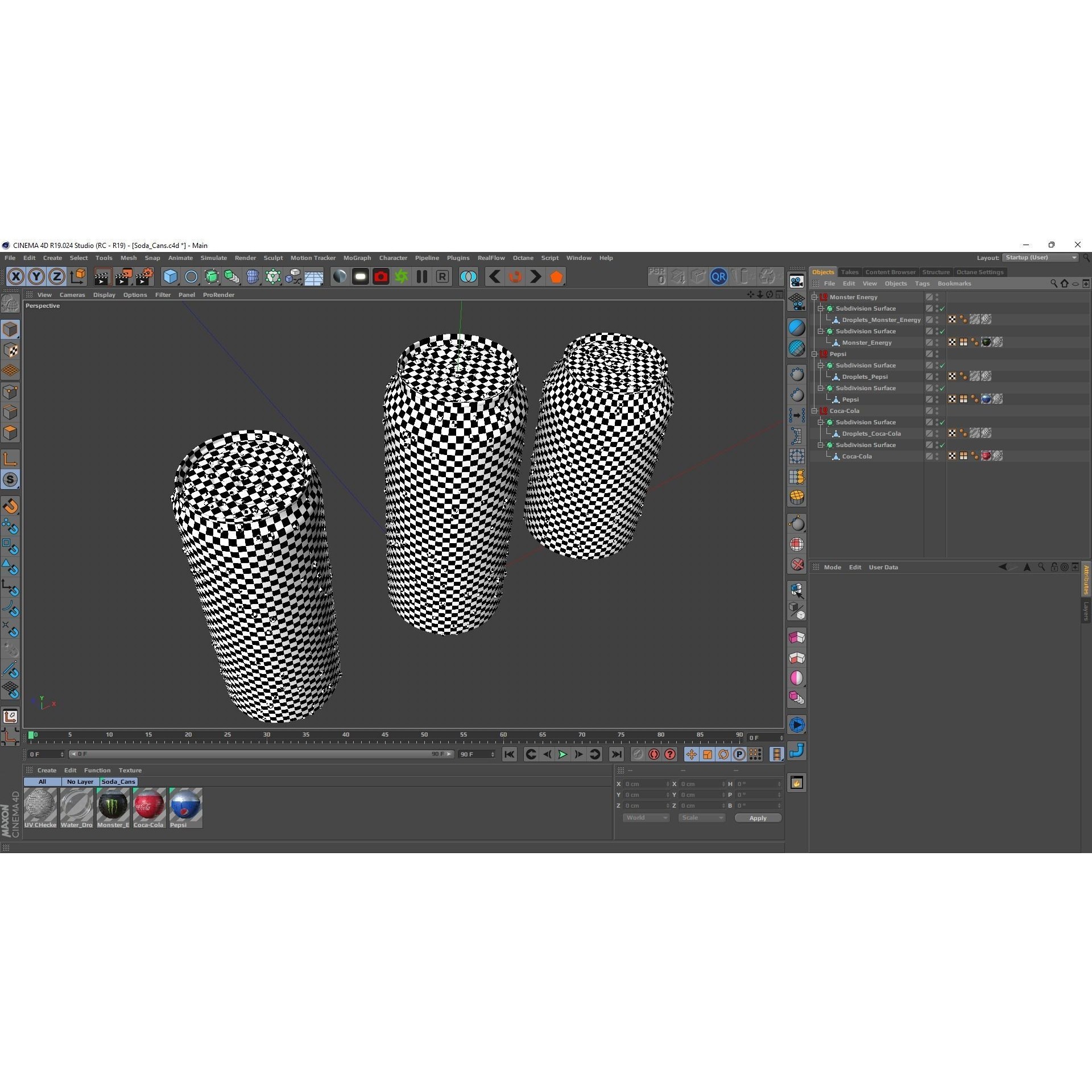 Soda Cans - Low-Poly Game-Ready 3D Model - View 22