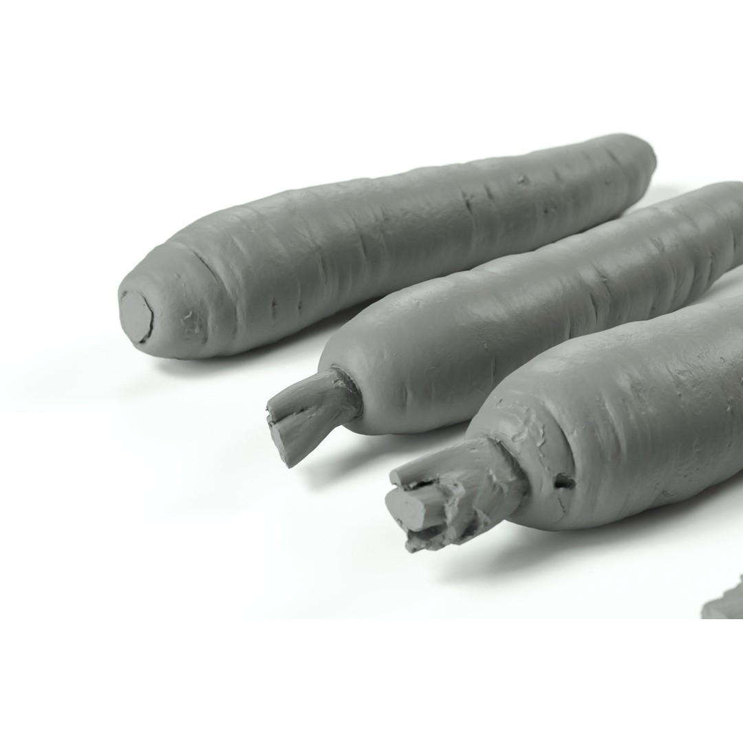 Carrots 3D Model – Scanned Vegetables for Kitchen Renderings, FBX, OBJ - View 9