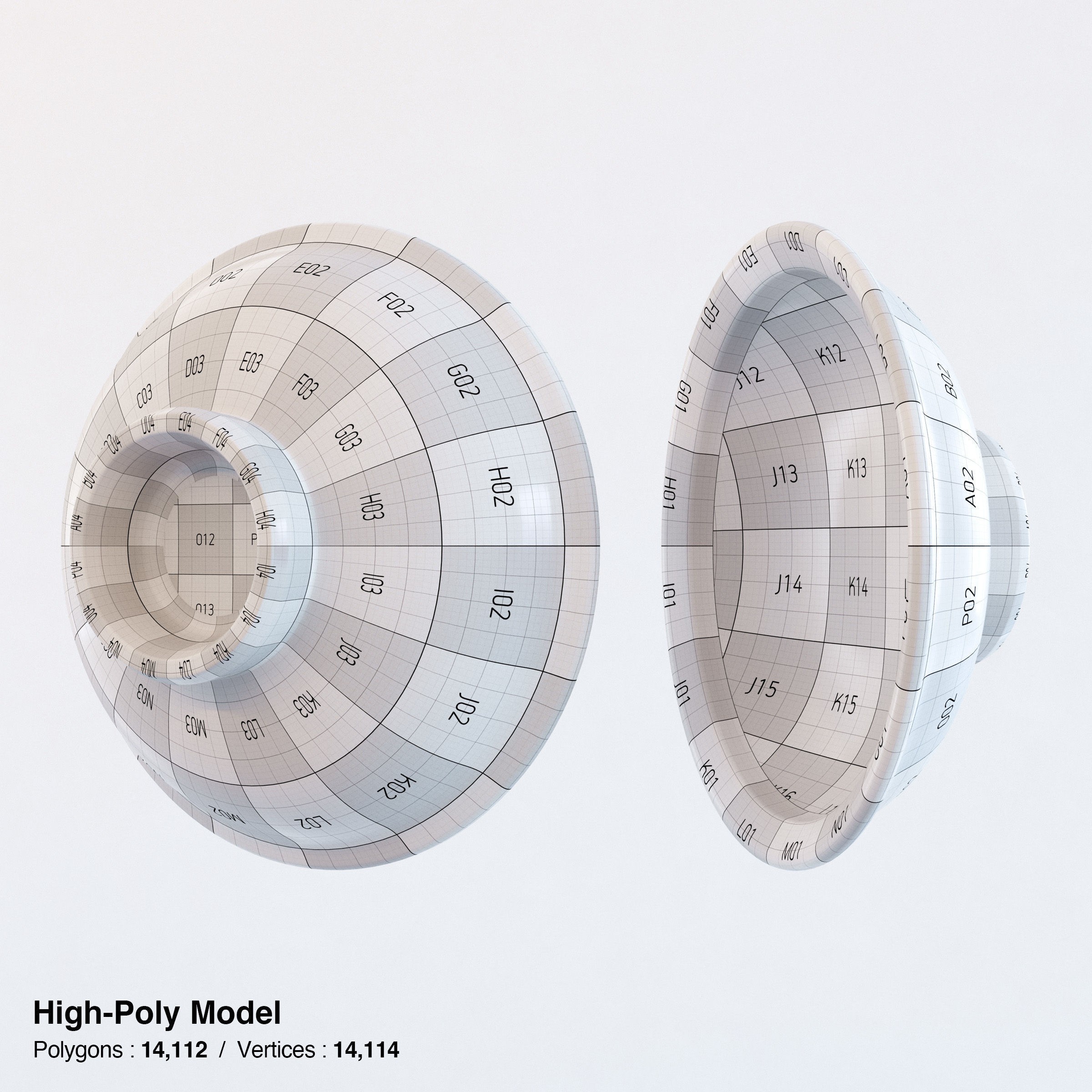 Gyudon and Donburi Bowl - Low-Poly Game-Ready 3D Model - View 30