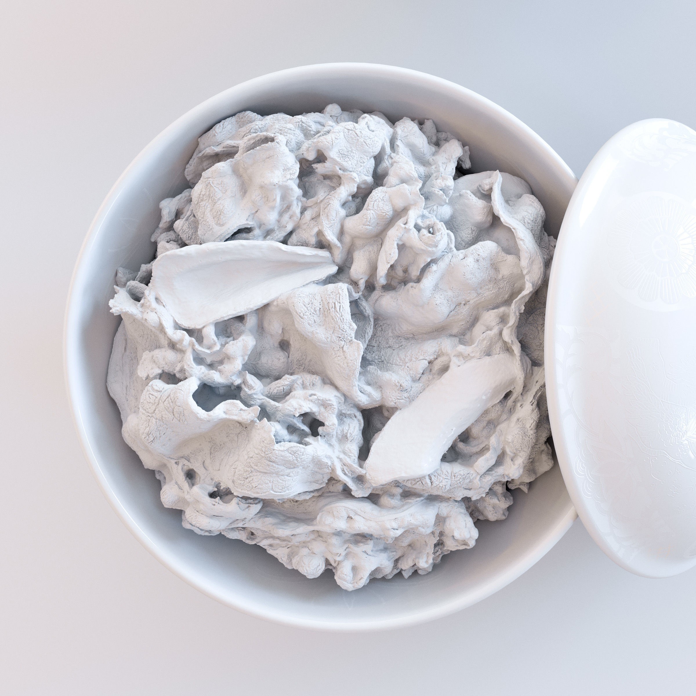 Gyudon and Donburi Bowl - Low-Poly Game-Ready 3D Model - View 7