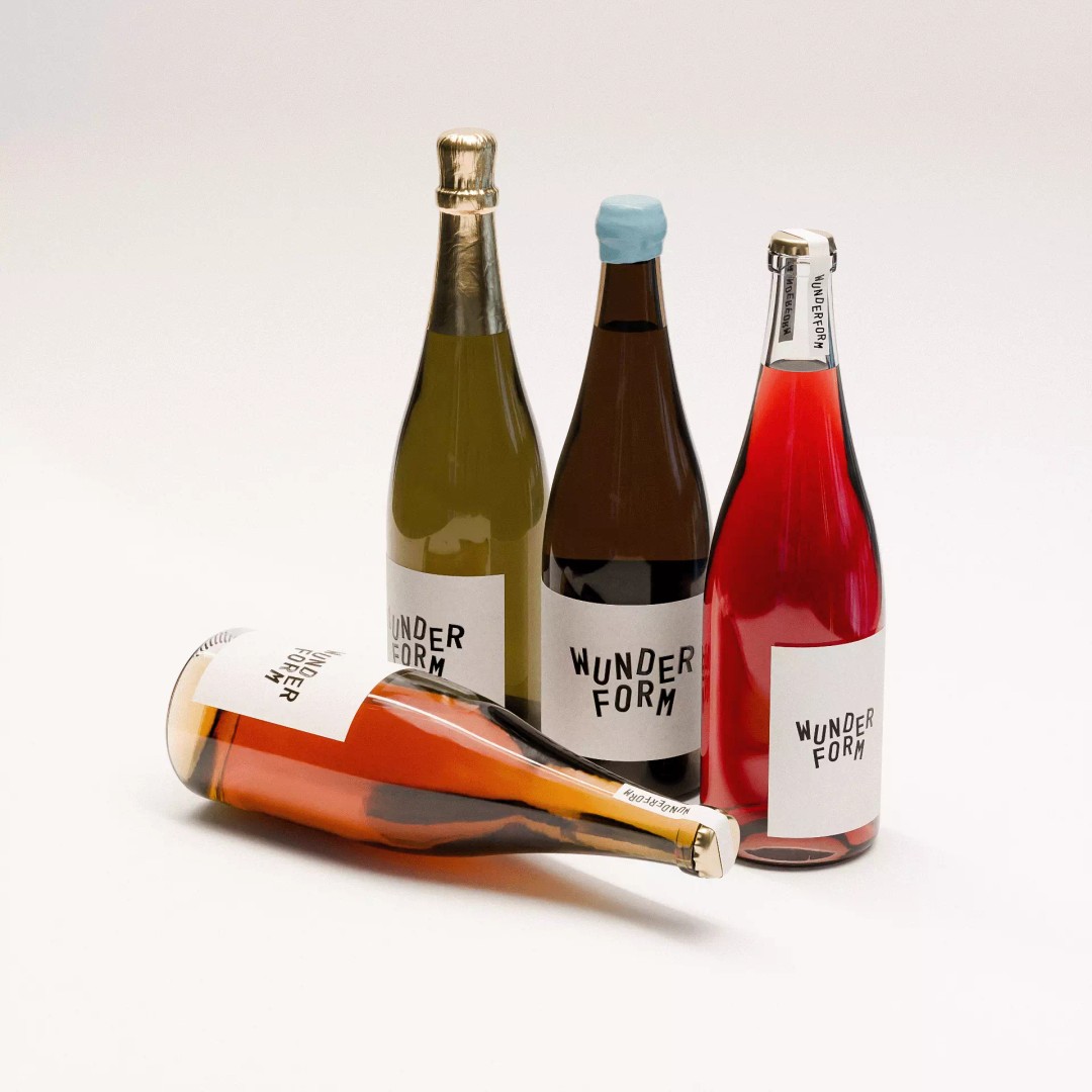 Wine Bottles 3D Model – Low Poly PBR Set for Archviz and Branding - View 2