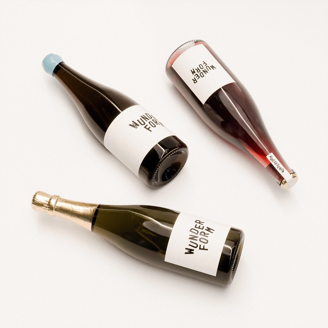 Wine Bottles 3D Model – Low Poly PBR Set for Archviz and Branding - View 5