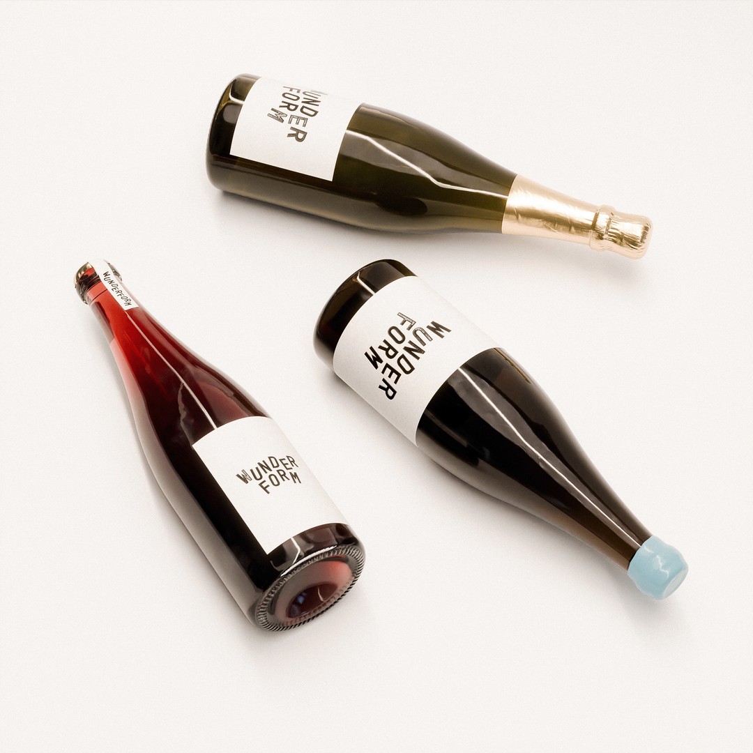 Wine Bottles 3D Model – Low Poly PBR Set for Archviz and Branding - View 6