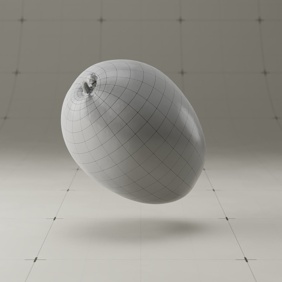 Photorealistic Plum 3D Model – High Poly PBR Asset, Blender & FBX - View 21