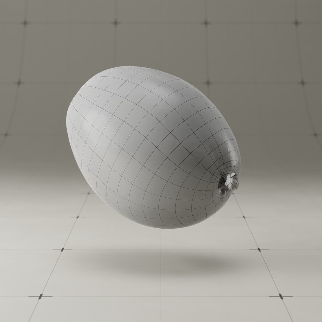 Photorealistic Plum 3D Model – High Poly PBR Asset, Blender & FBX - View 23