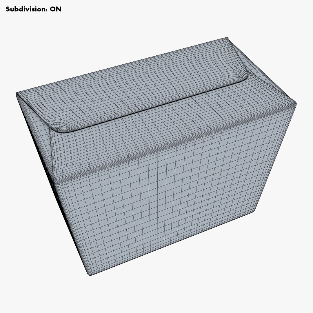 Cardboard Trapezoid Box M 3D Model – High-Quality PBR Asset, FBX, OBJ - View 18