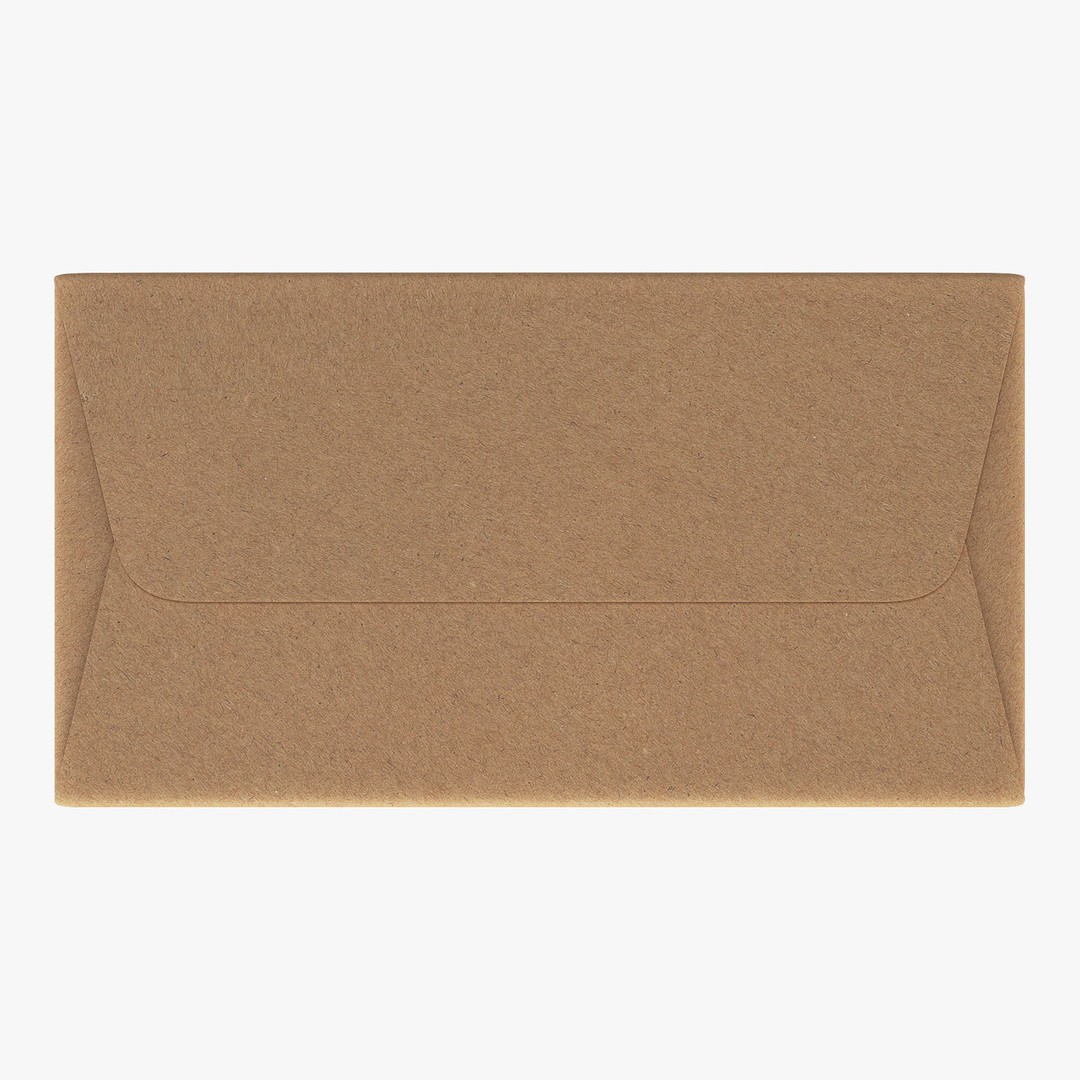 Cardboard Trapezoid Box M 3D Model – High-Quality PBR Asset, FBX, OBJ - View 3