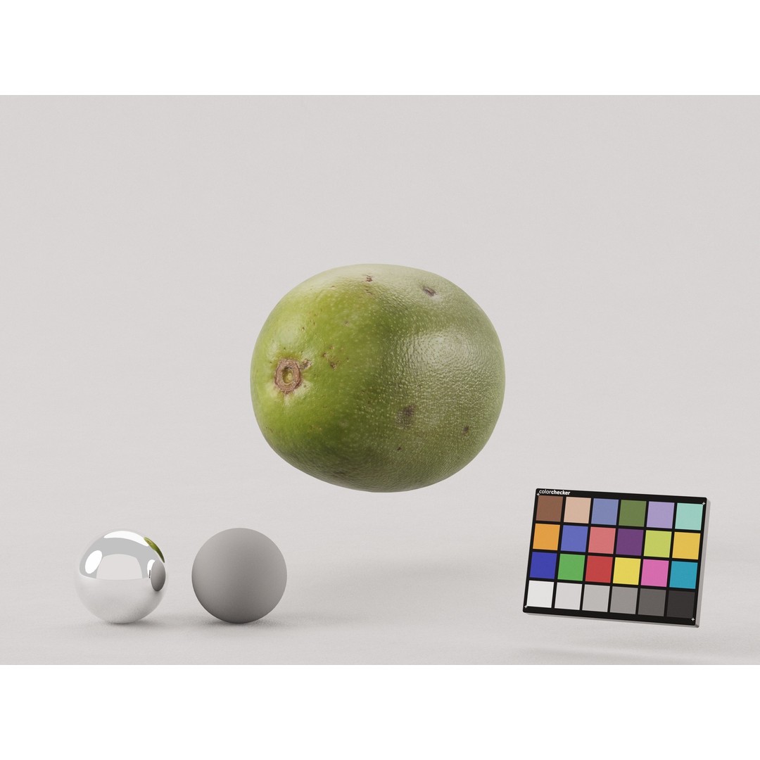 Kiwi Berry 3D Model – Low Poly Realistic Fruit Asset, FBX, OBJ - View 3