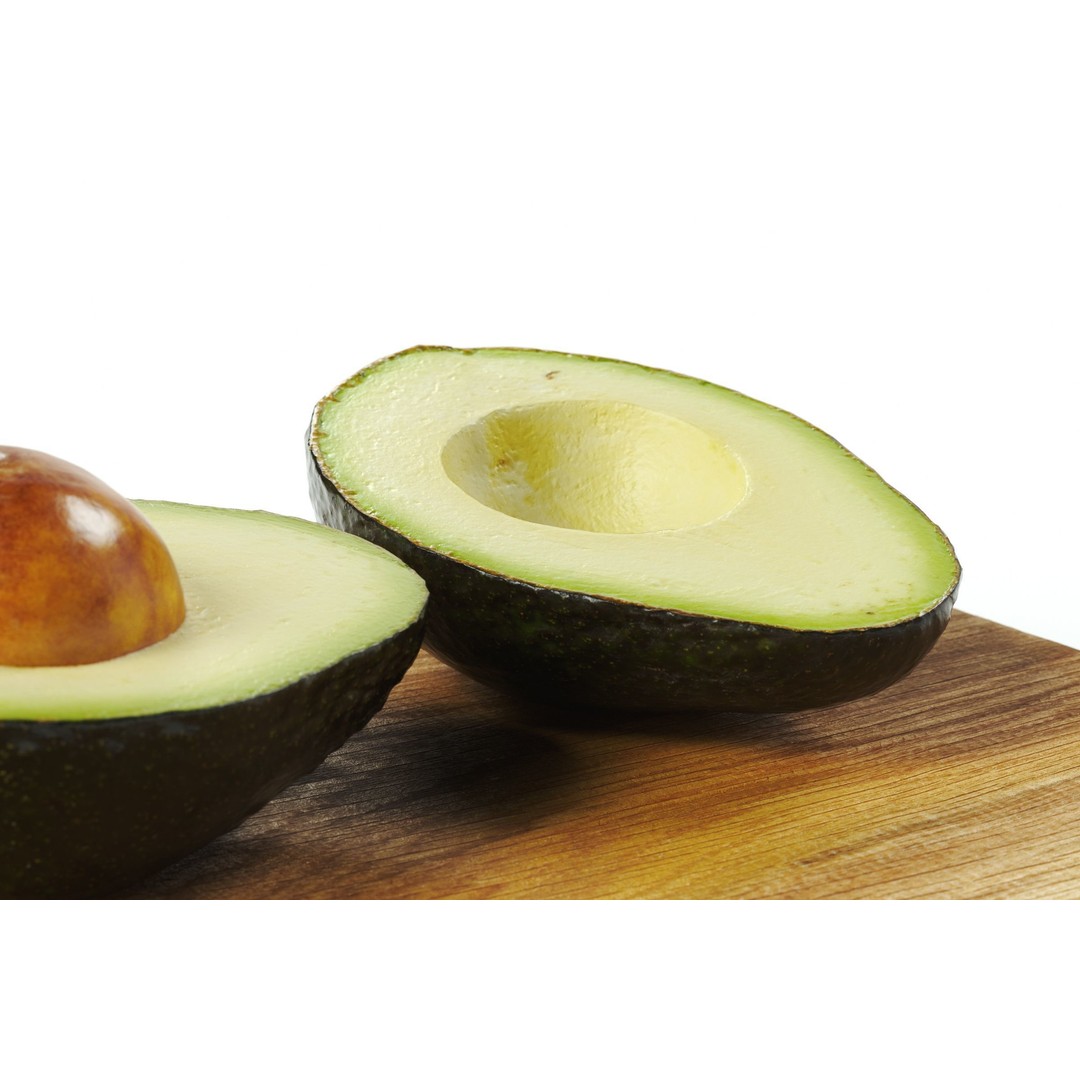 Avocado Halves 3D Model – PBR Kitchen Asset, FBX & OBJ - View 6