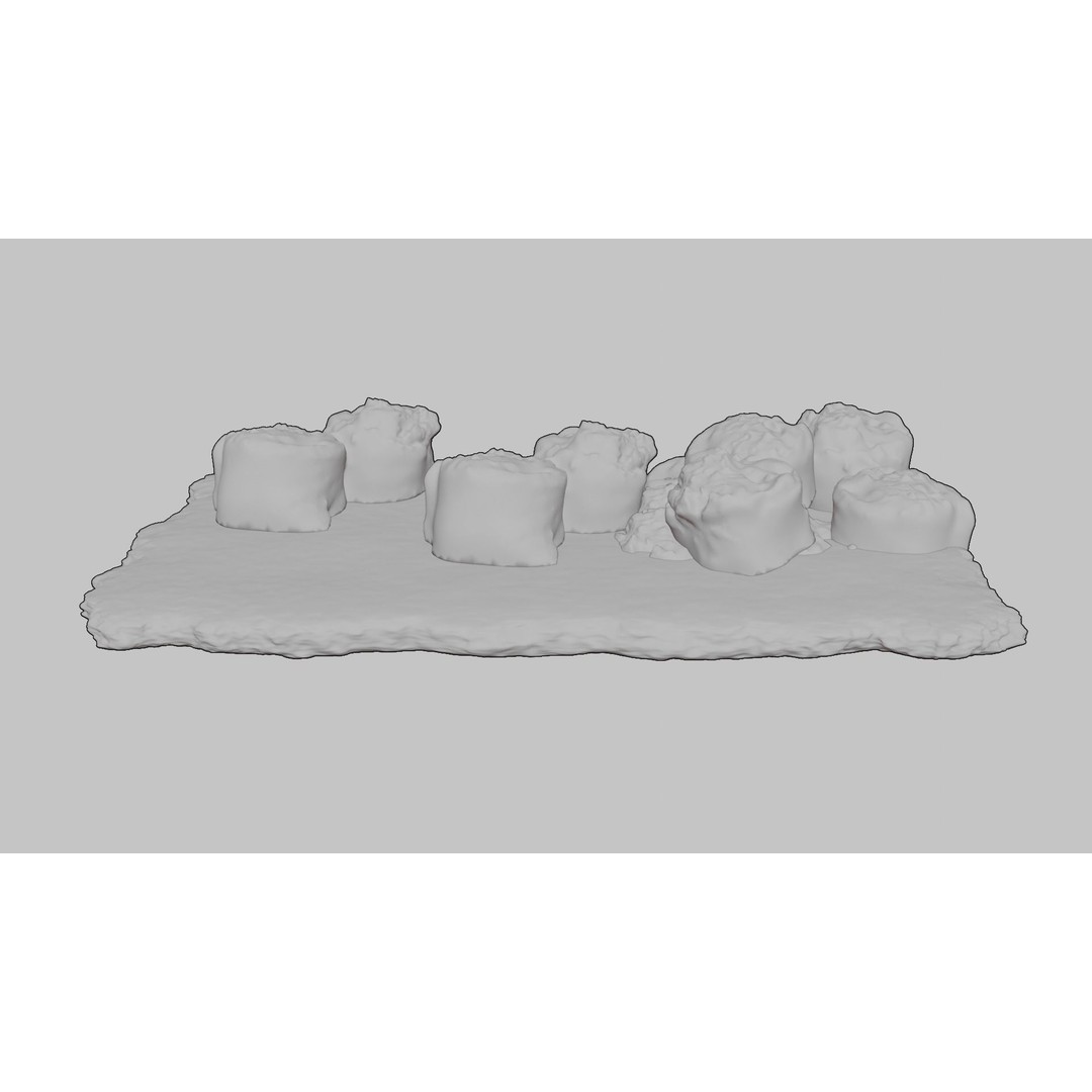 Sushi Salmon Roll 3D Model – Low Poly PBR Asset, FBX, Blender - View 8
