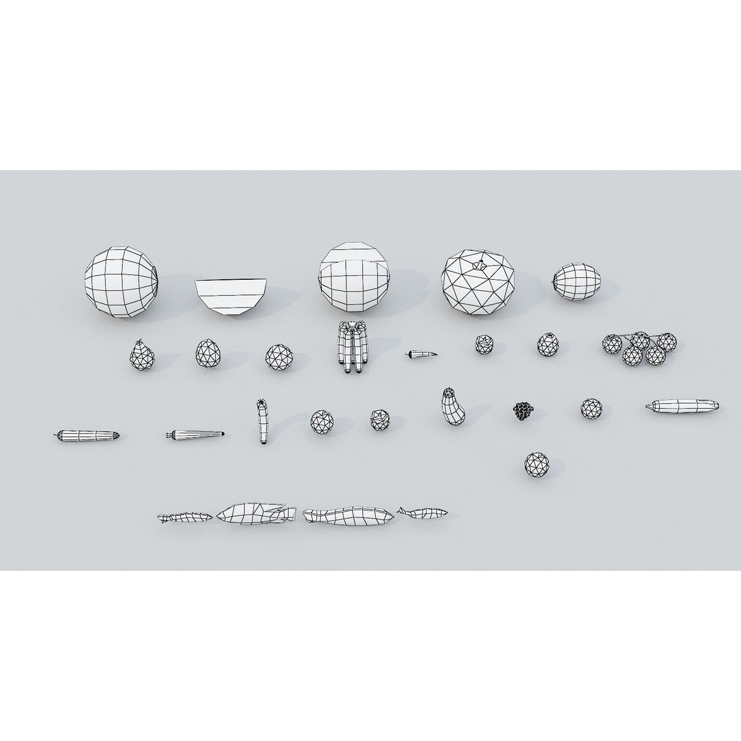 Medieval Market 3D Model – Low Poly PBR Asset, FBX & OBJ Formats - View 66