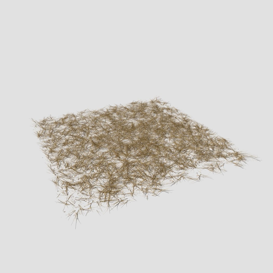 Cornflower Meadow Patch 3D Model – PBR Realistic Plant Asset, Blender, FBX, OBJ - View 21