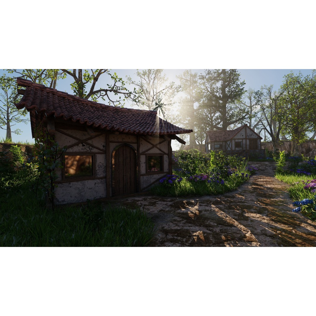 Dock Scene 3D Model – Detailed Landscape Asset for Blender - View 5