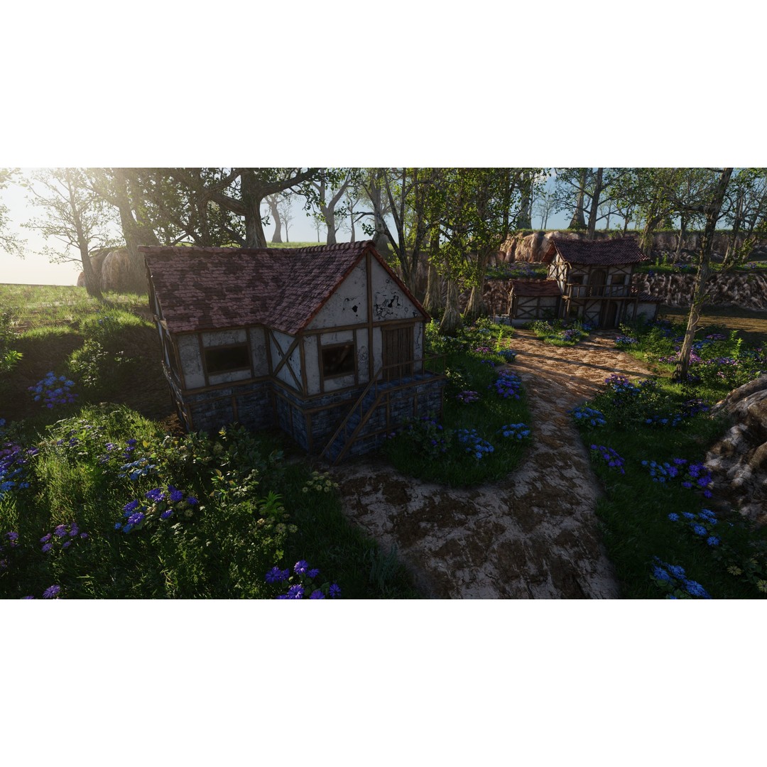 Dock Scene 3D Model – Detailed Landscape Asset for Blender - View 6