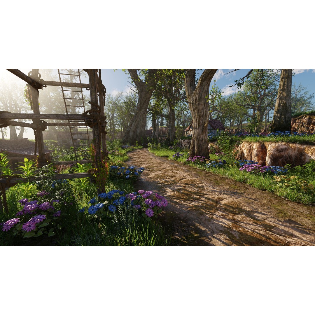 Dock Scene 3D Model – Detailed Landscape Asset for Blender - View 8