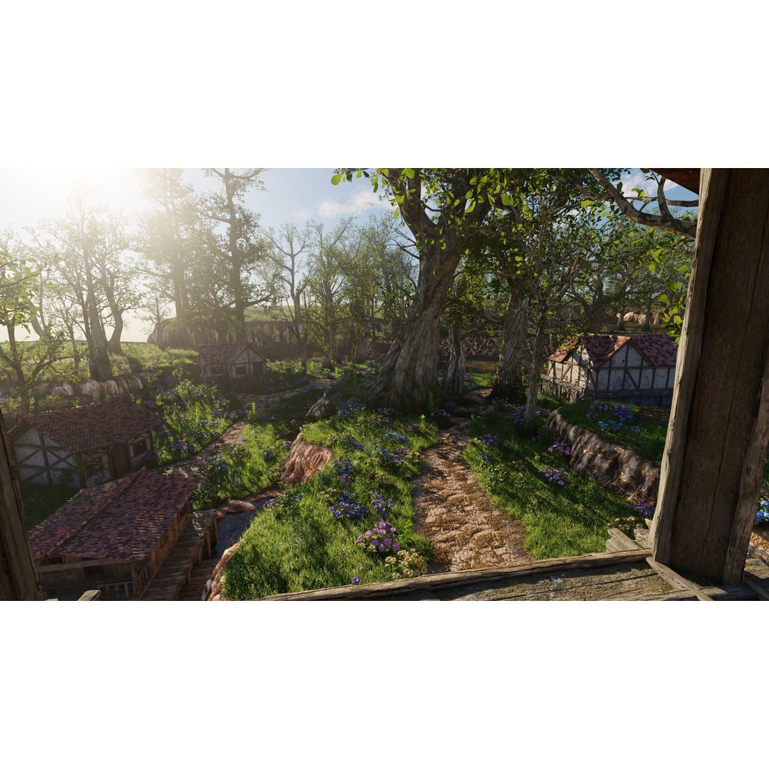 Dock Scene 3D Model – Detailed Landscape Asset for Blender - View 9