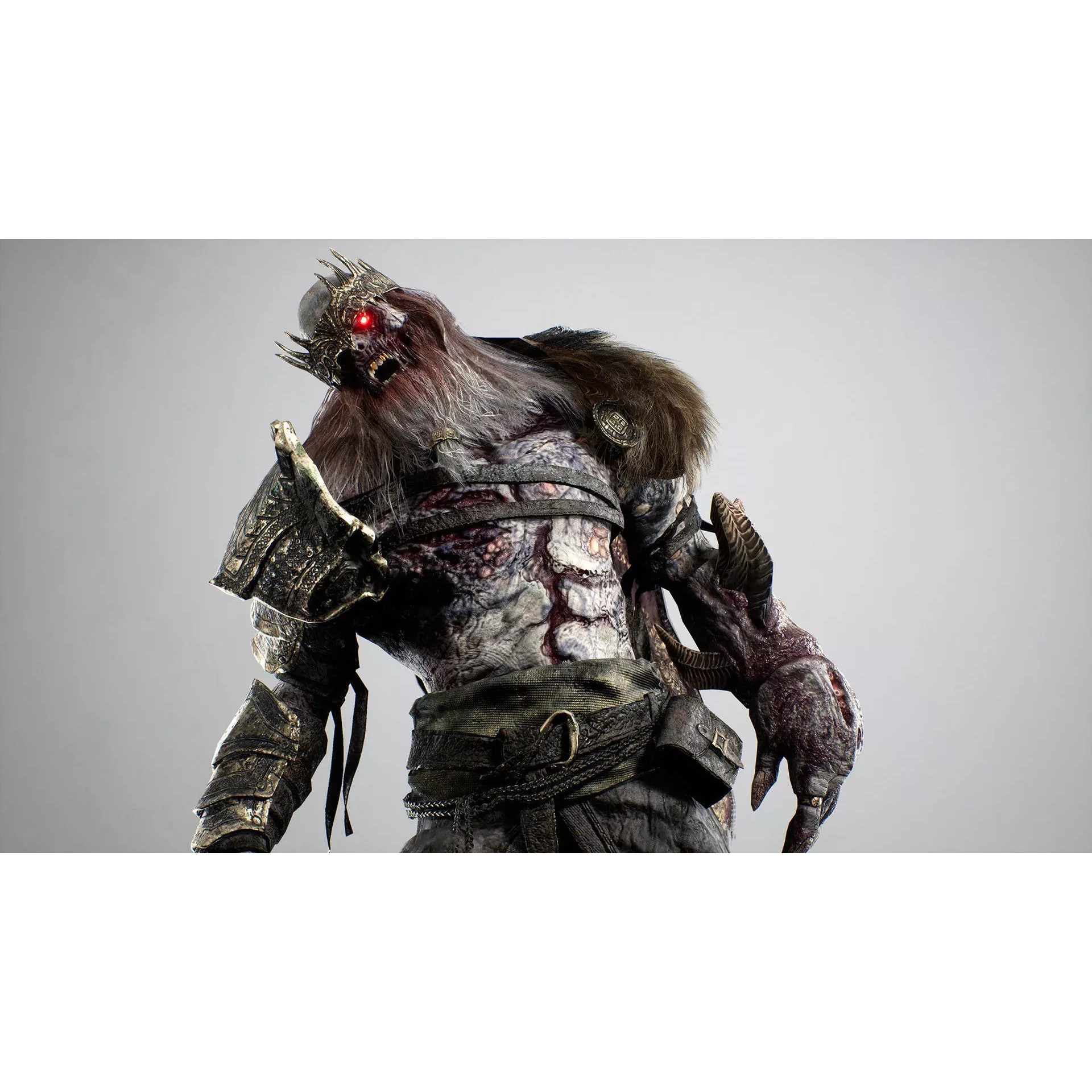 Cursed King - Low-Poly Game-Ready 3D Model - View 2