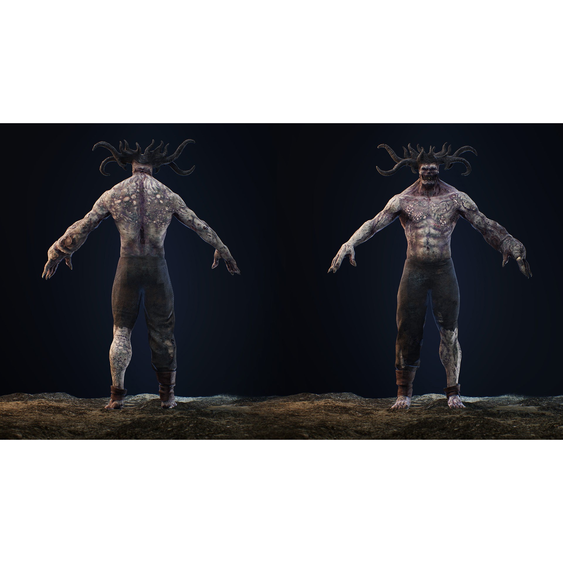 Cursed King - Low-Poly Game-Ready 3D Model - View 20