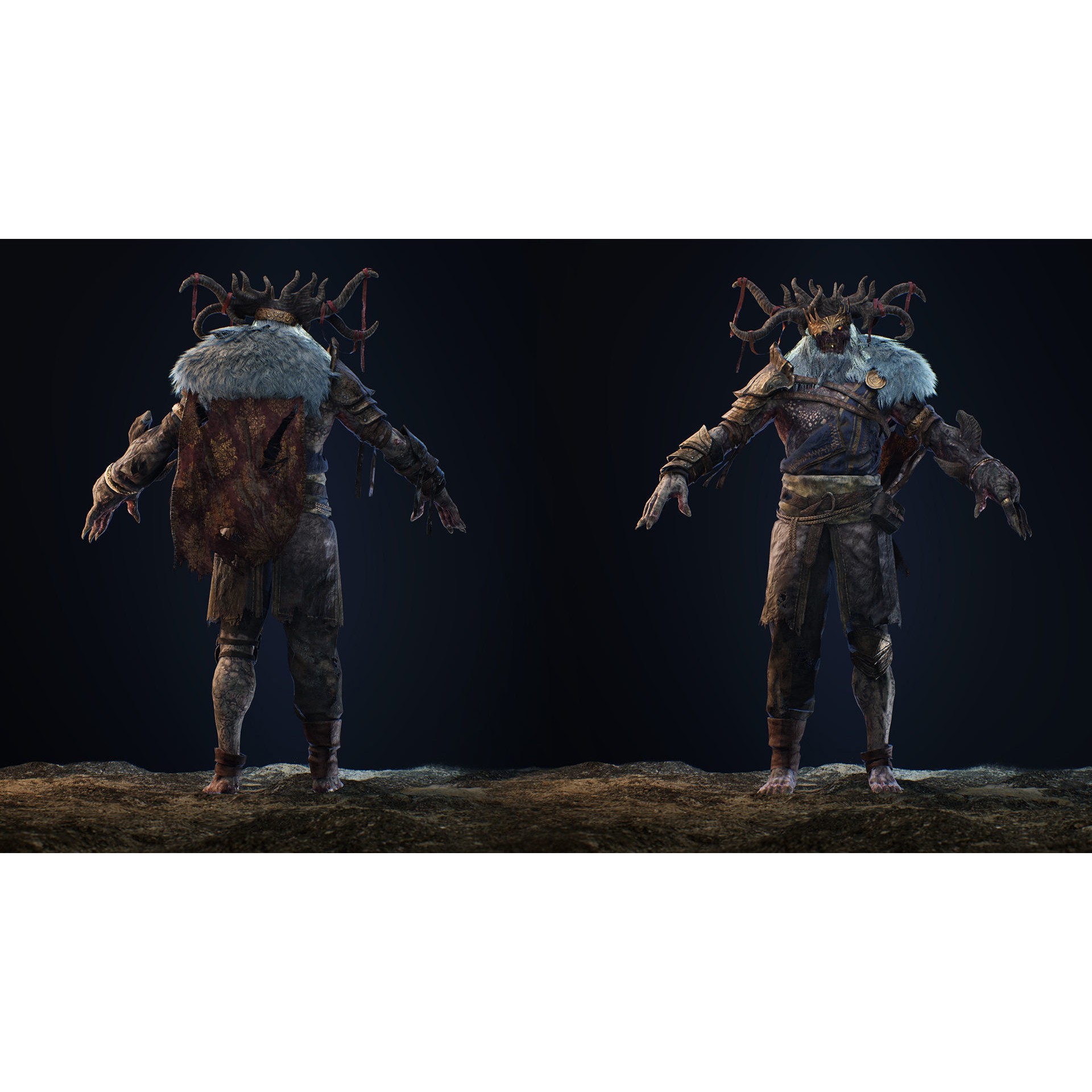 Cursed King - Low-Poly Game-Ready 3D Model - View 24