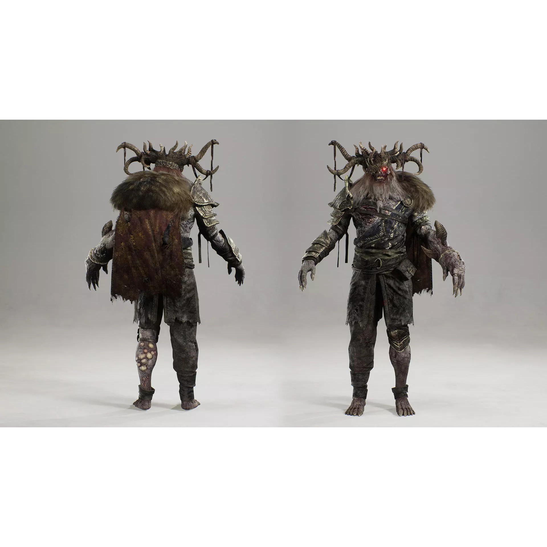 Cursed King - Low-Poly Game-Ready 3D Model - View 3