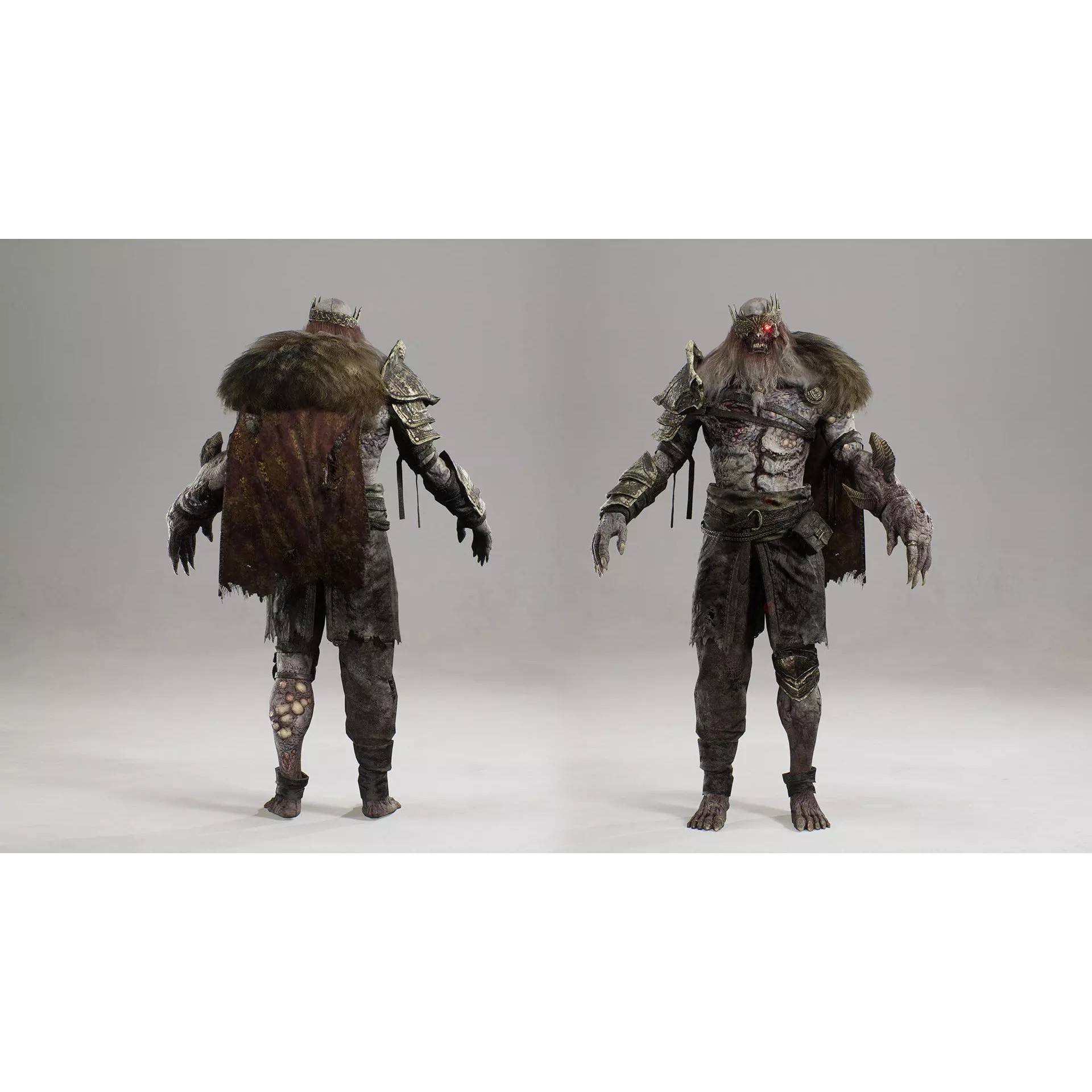 Cursed King - Low-Poly Game-Ready 3D Model - View 4