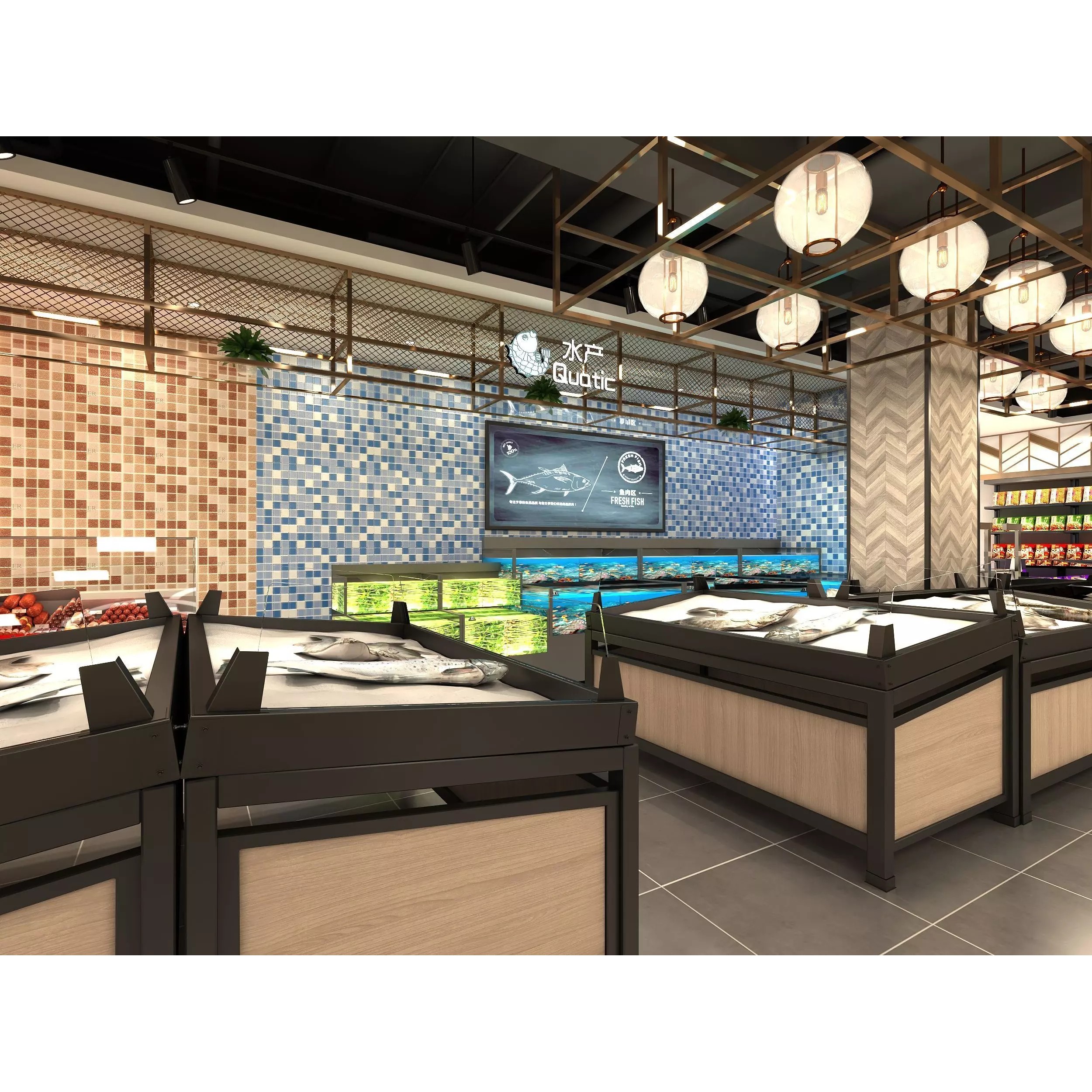 Supermarket Interior - Game-Ready 3D Model - View 10