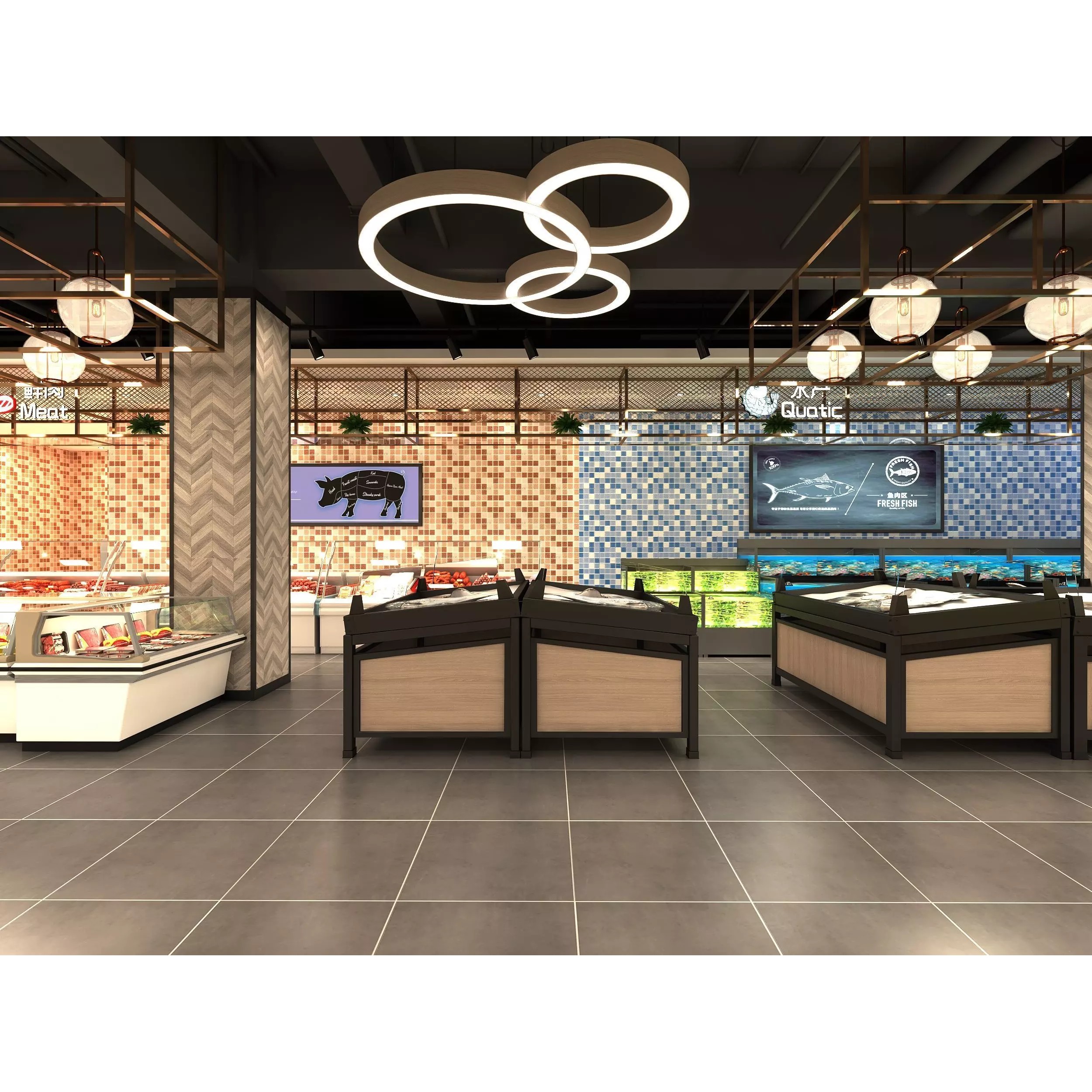 Supermarket Interior - Game-Ready 3D Model - View 9