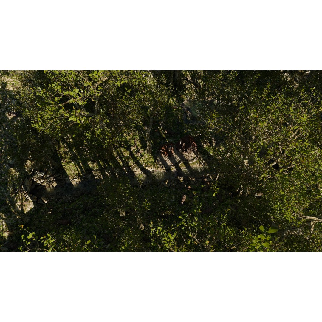 Cabin River Landscape 3D Model – High Poly Environment for Blender - View 11
