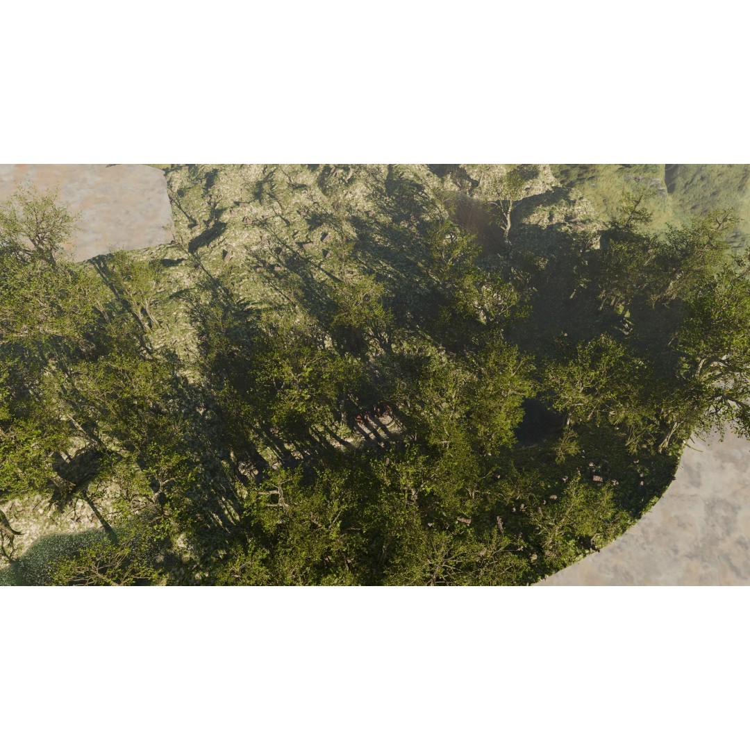 Cabin River Landscape 3D Model – High Poly Environment for Blender - View 12