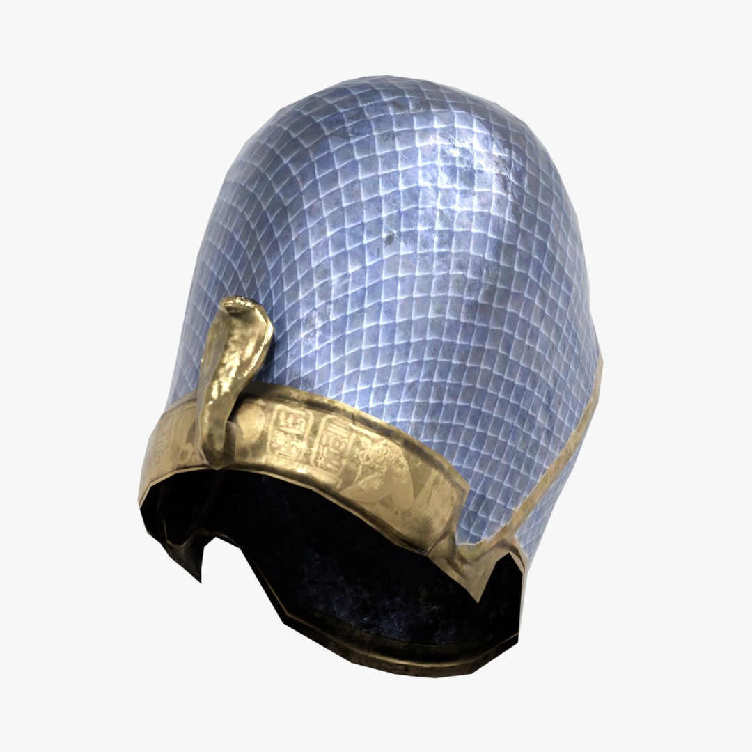 Pharaoh 3D Model – Rigged Low-Poly Egyptian Warrior, FBX - View 12