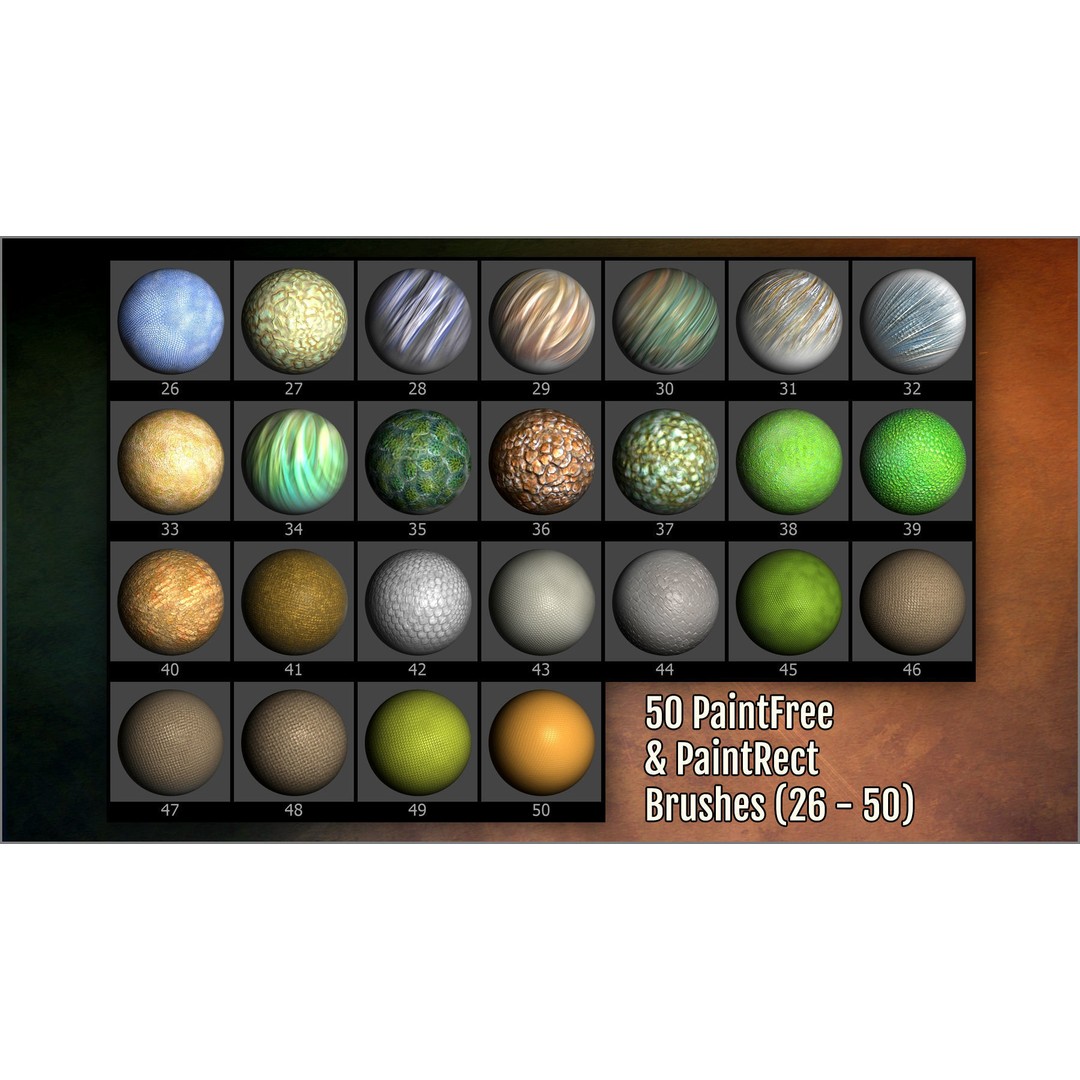 Scales Maker 3D Model – ZBrush Brushes, Alphas & Surface Patterns - View 9