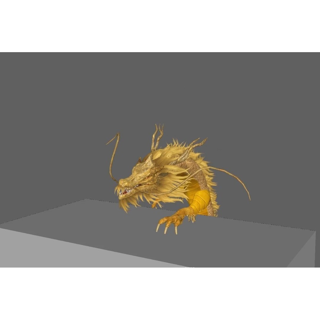 Chinese Dragon 3D Model – Animated Rigged Fantasy Character, FBX
