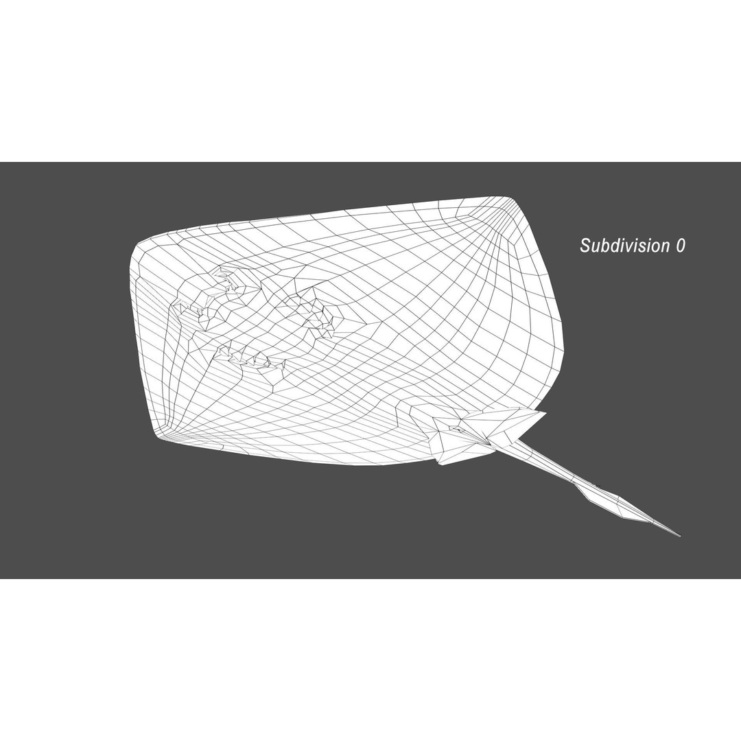 Stingray 3D Model – Rigged and Animated, PBR Textures, FBX - View 20