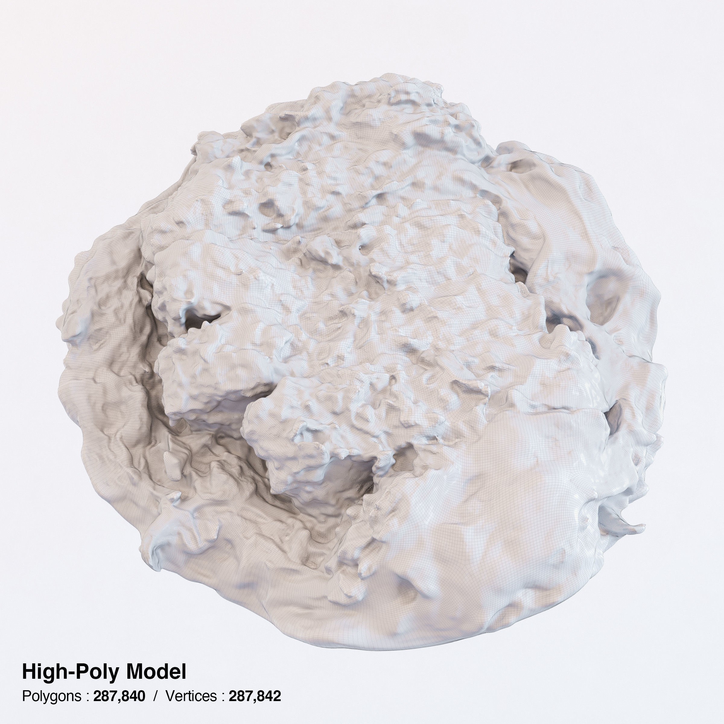 Katsudon and Donburi Bowl with Lid - Low-Poly 3D Model - View 13