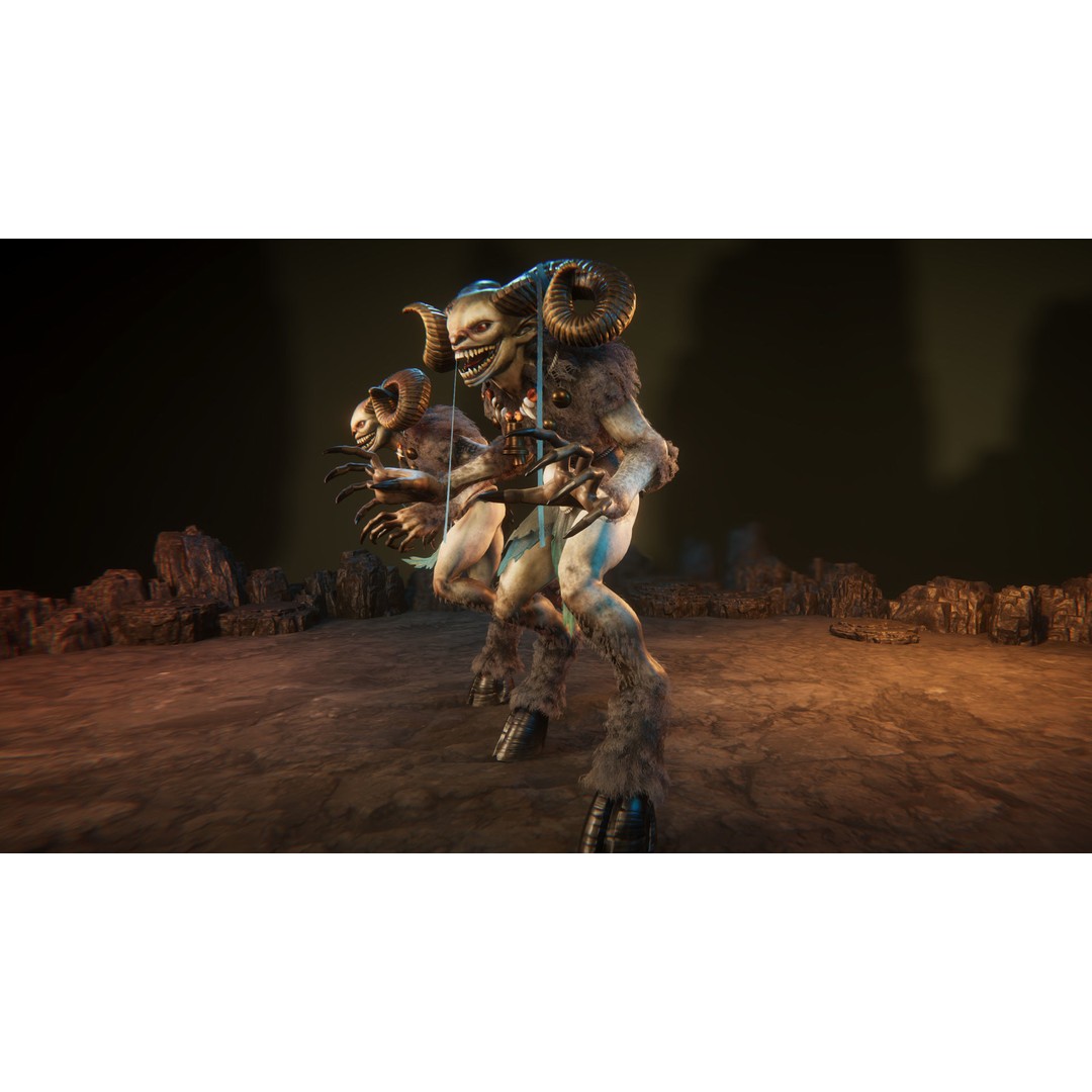 Faunus 3D Model – Low Poly Animated Character for Games, FBX