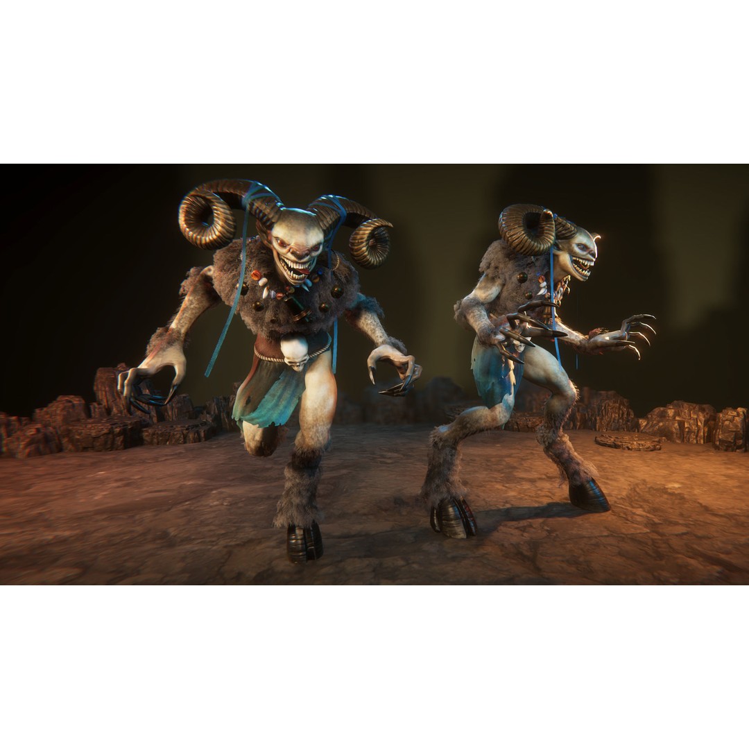 Faunus 3D Model – Low Poly Animated Character for Games, FBX - View 4