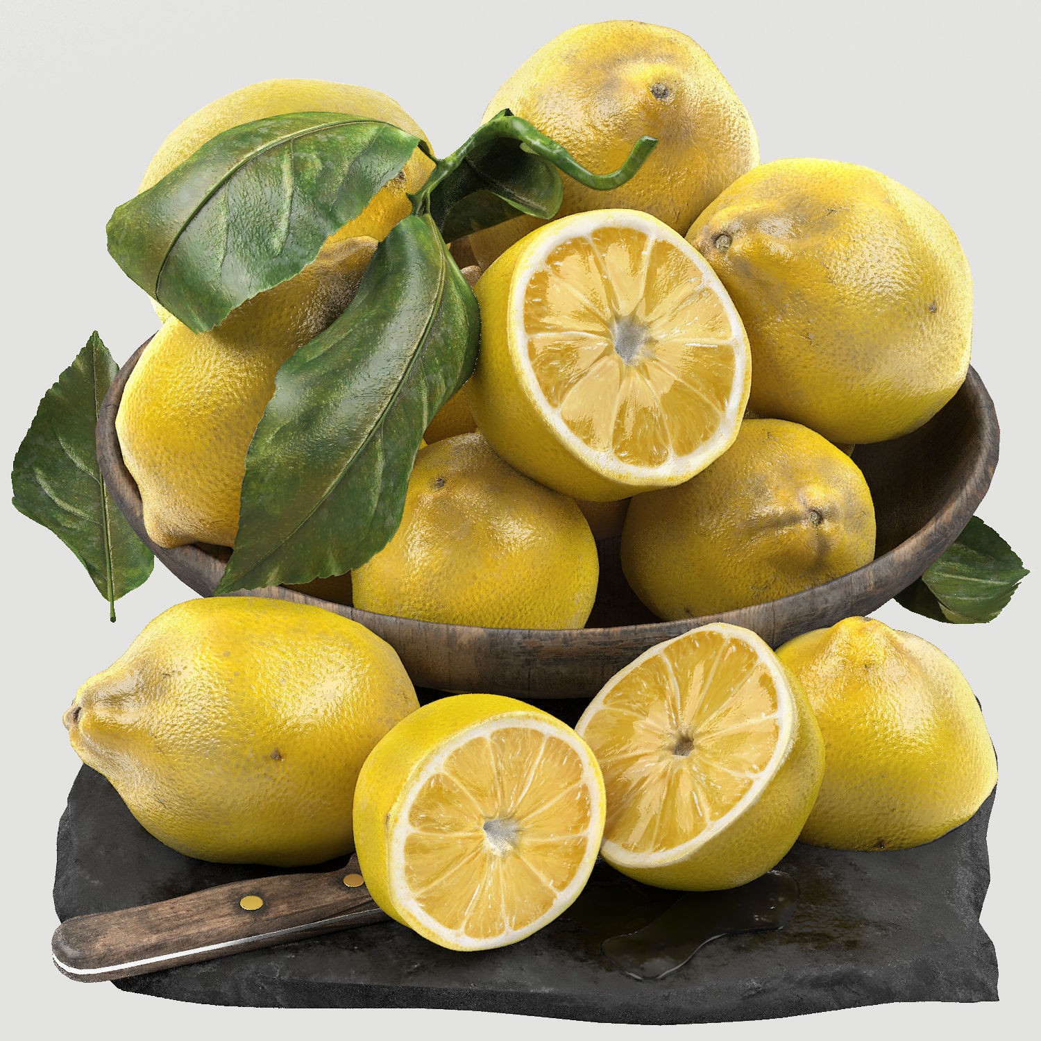 Fruit Set Collection 04 - Game-Ready 3D Model - View 4