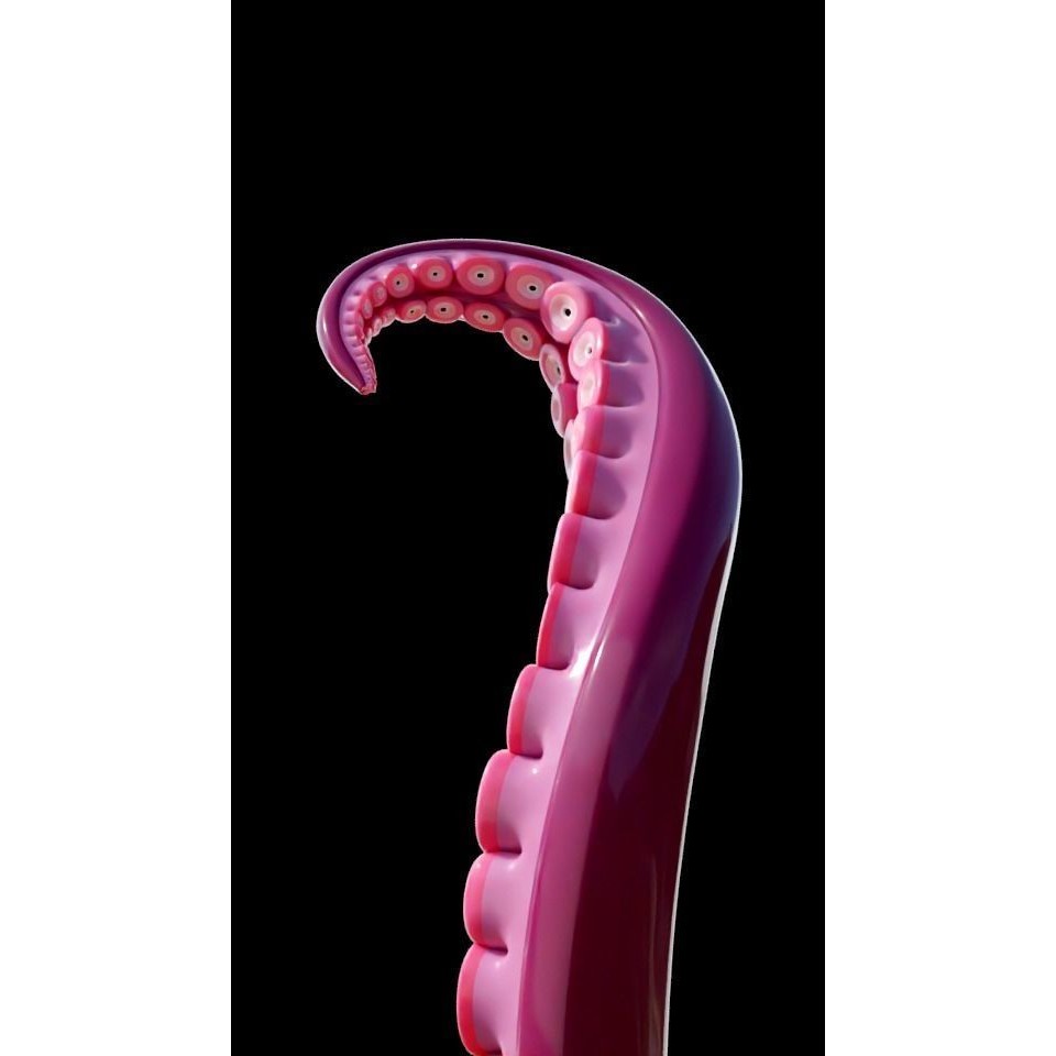 Tentacle 3D Model – Low Poly Rigged Animation Asset, Blender - View 6