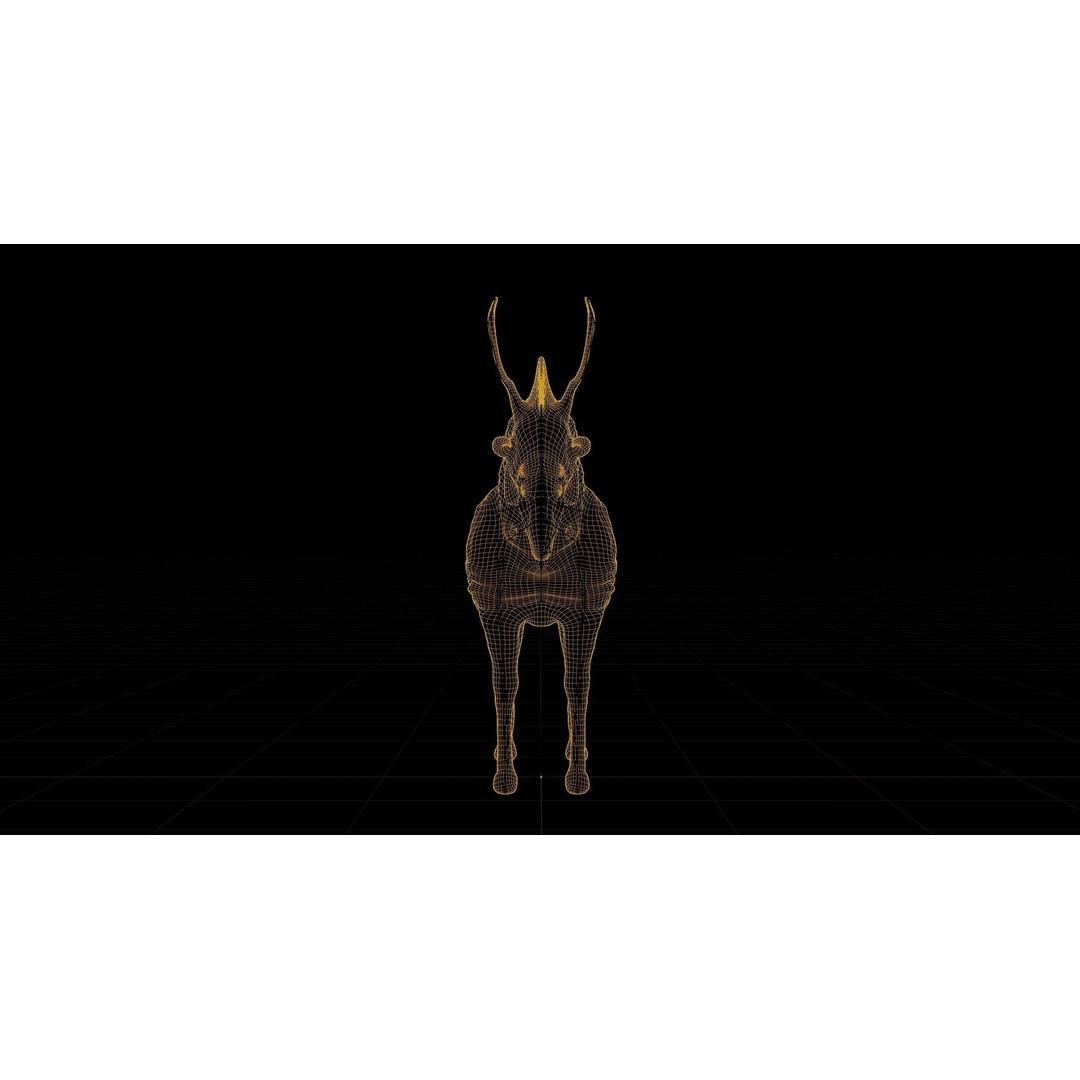 Horse Alien Creature 3D Model – Low Poly Rigged Character, FBX - View 18