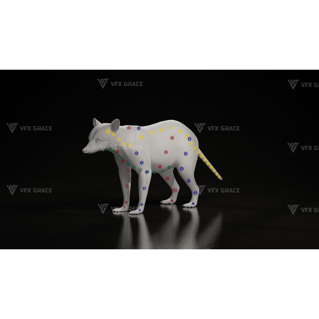 Raccoon 3D Model – Rigged, Animated Character for Blender - View 16