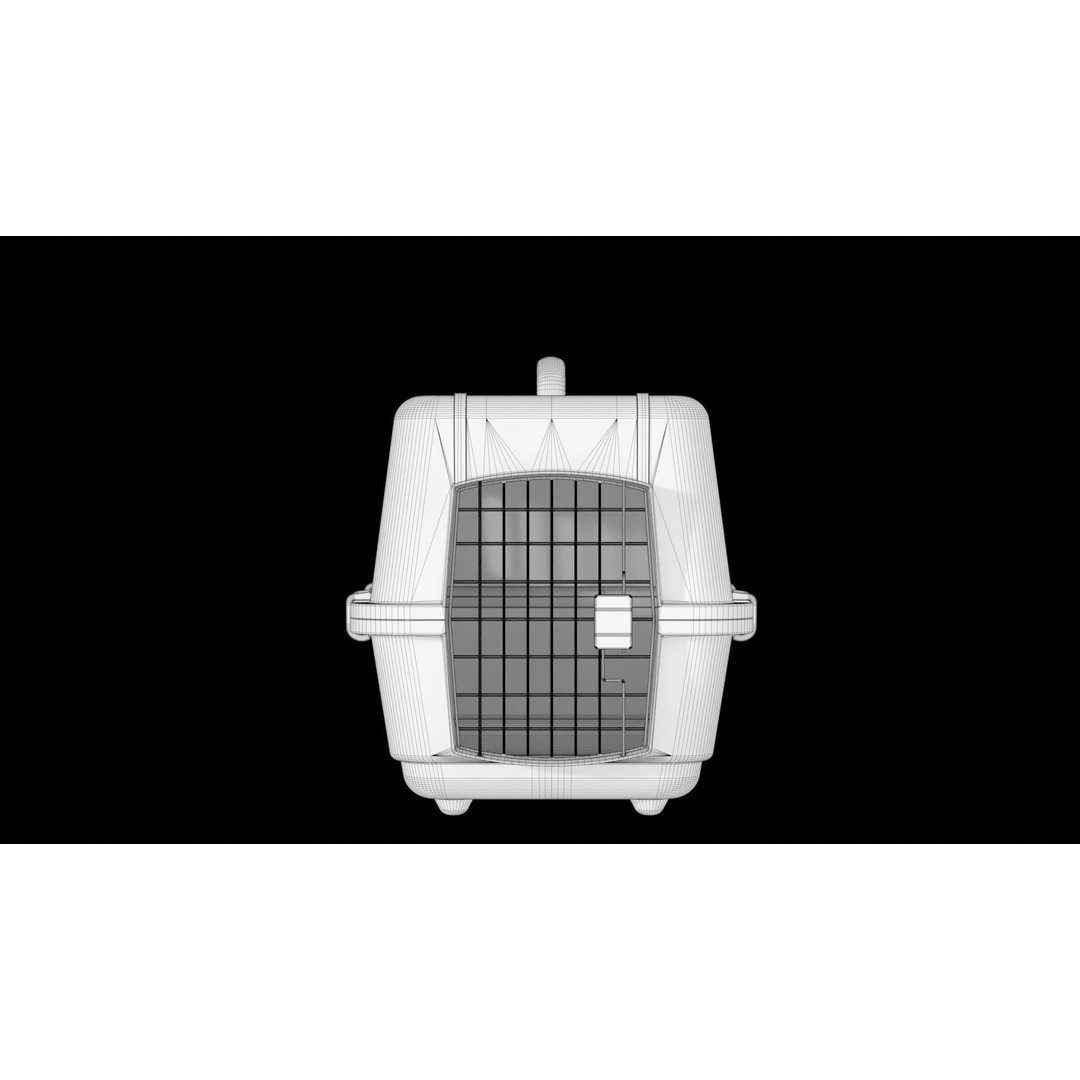 Animal Pet Carrier 3D Model – Real World Scale PBR Asset, FBX - View 13
